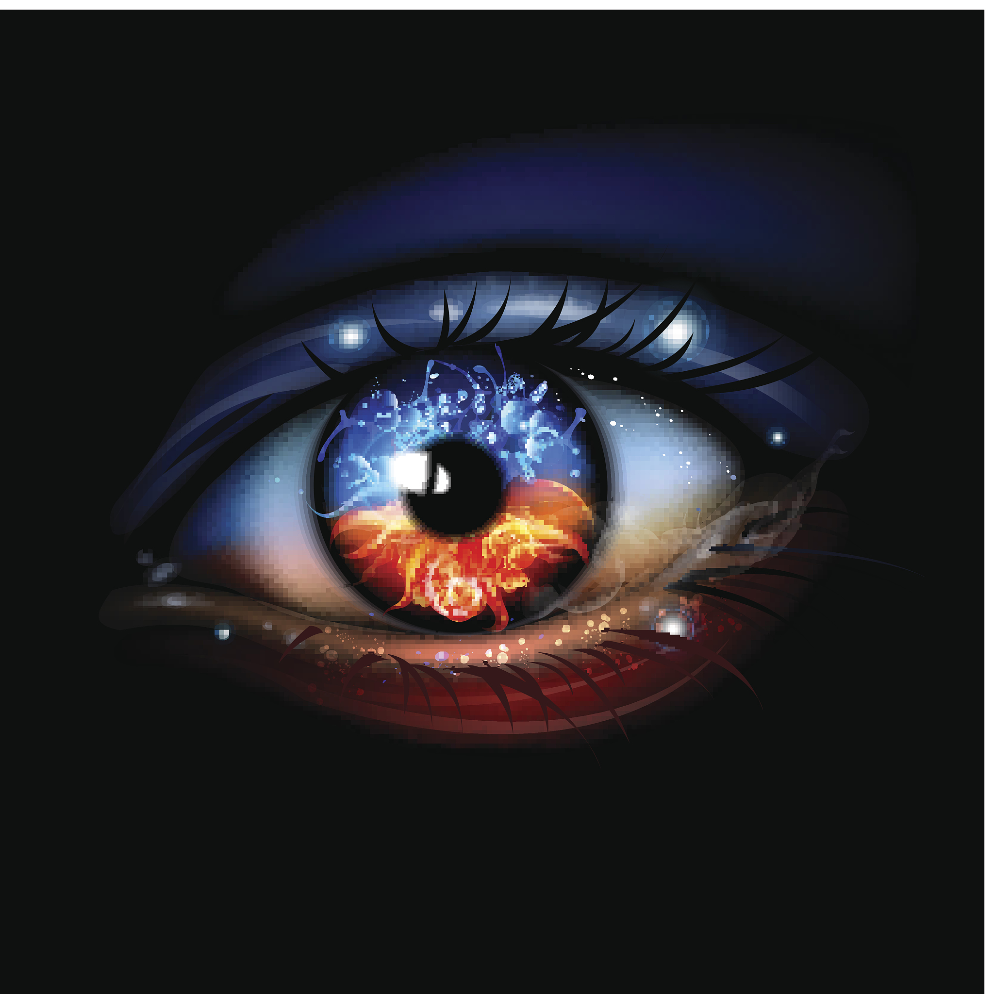 fire and water eye