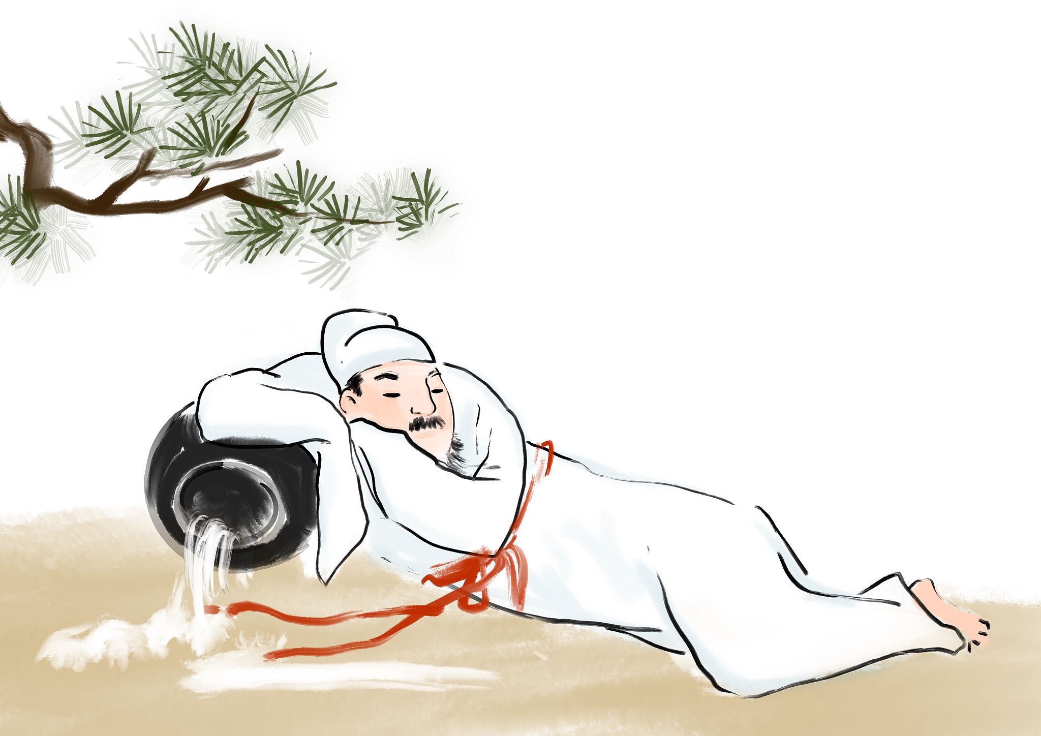 醉卧花间问酒量，李白诗歌解风流