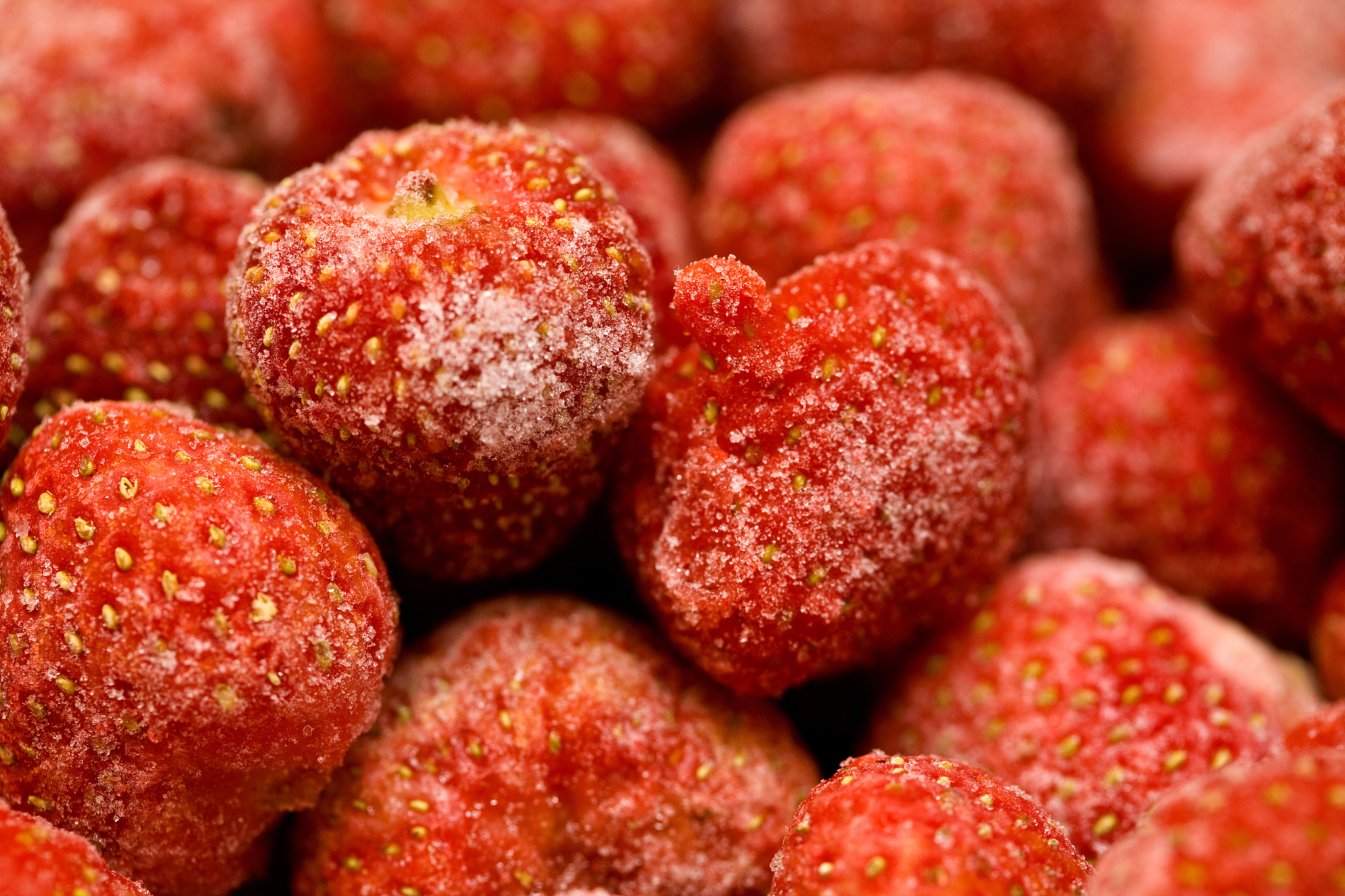 frozen strawberry