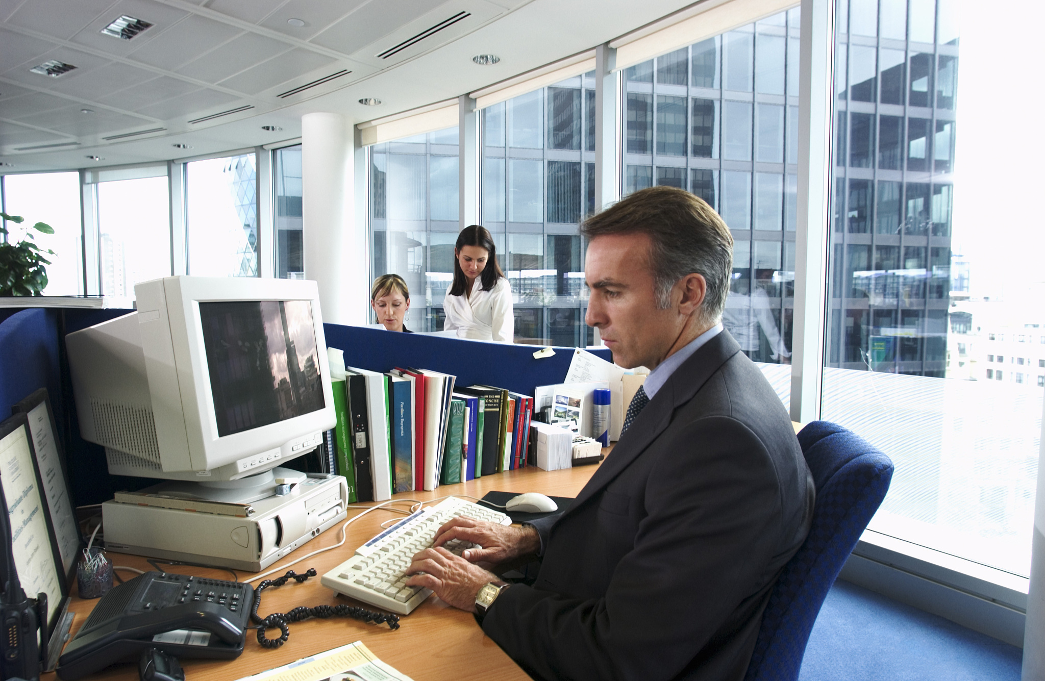 businessman working in office