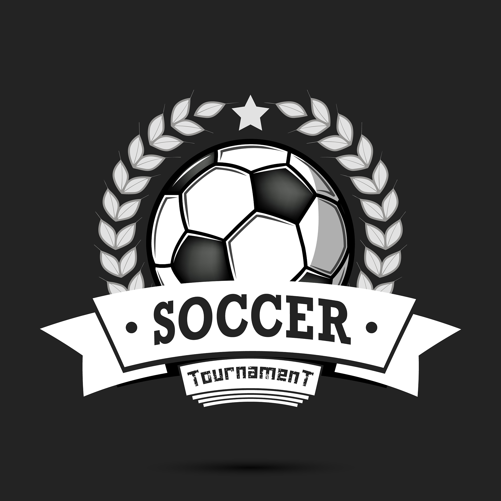 soccer logo design template