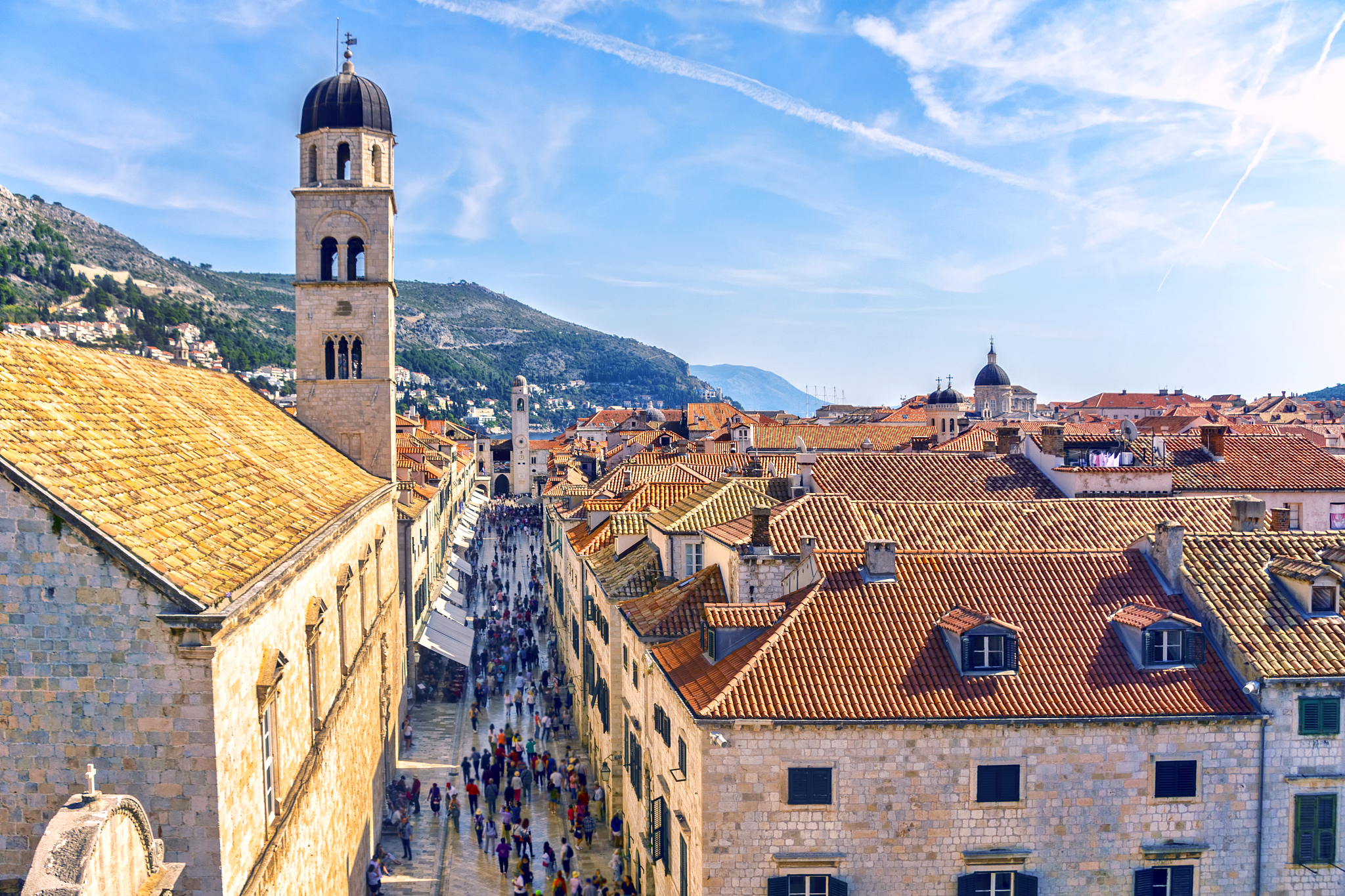 dubrovnik's main street or stradun