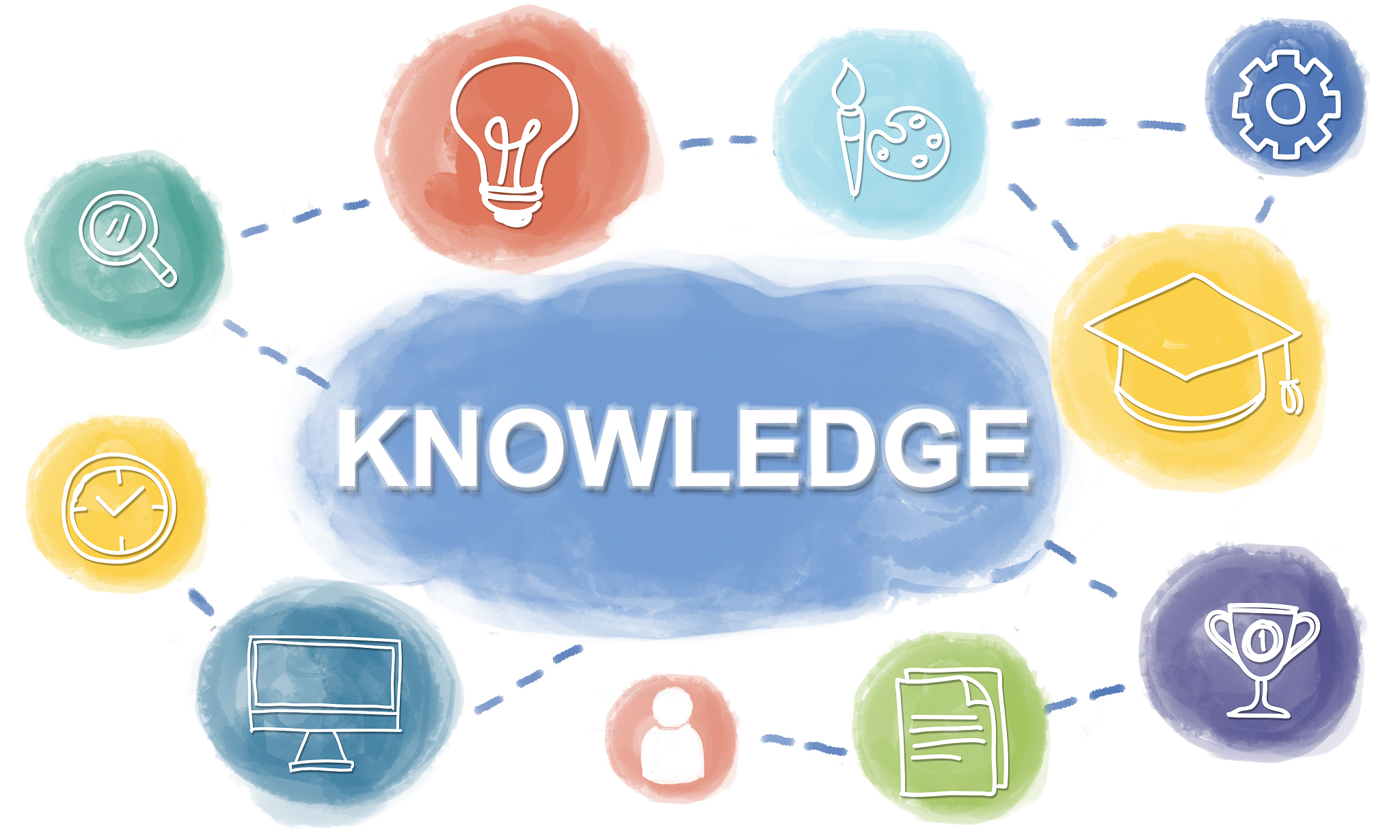 knowledge icon creative imagine concept