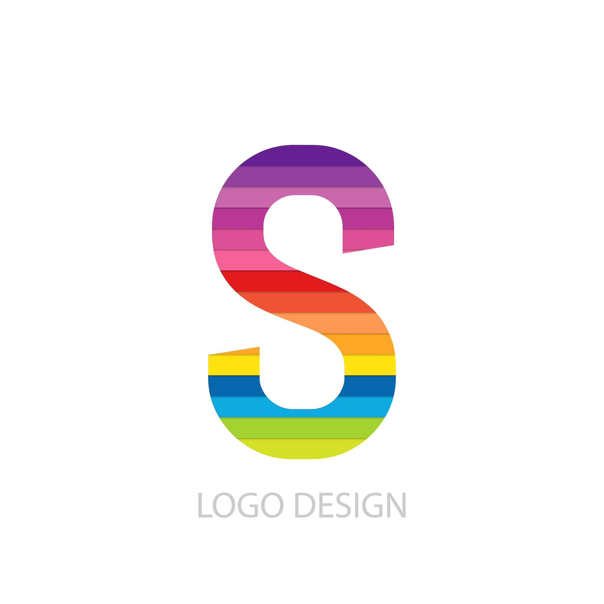 colorful logo letter