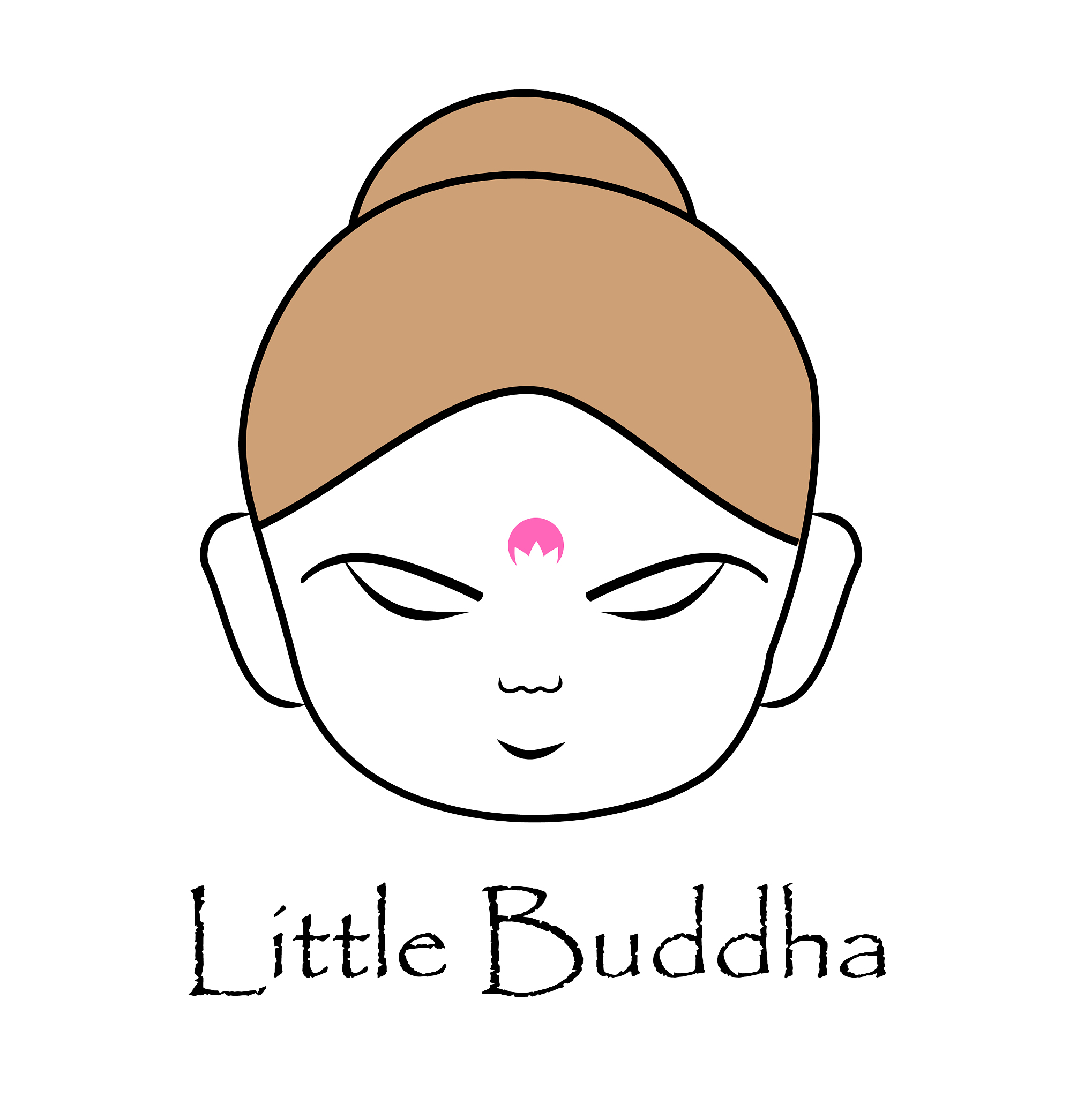 face of little buddha
