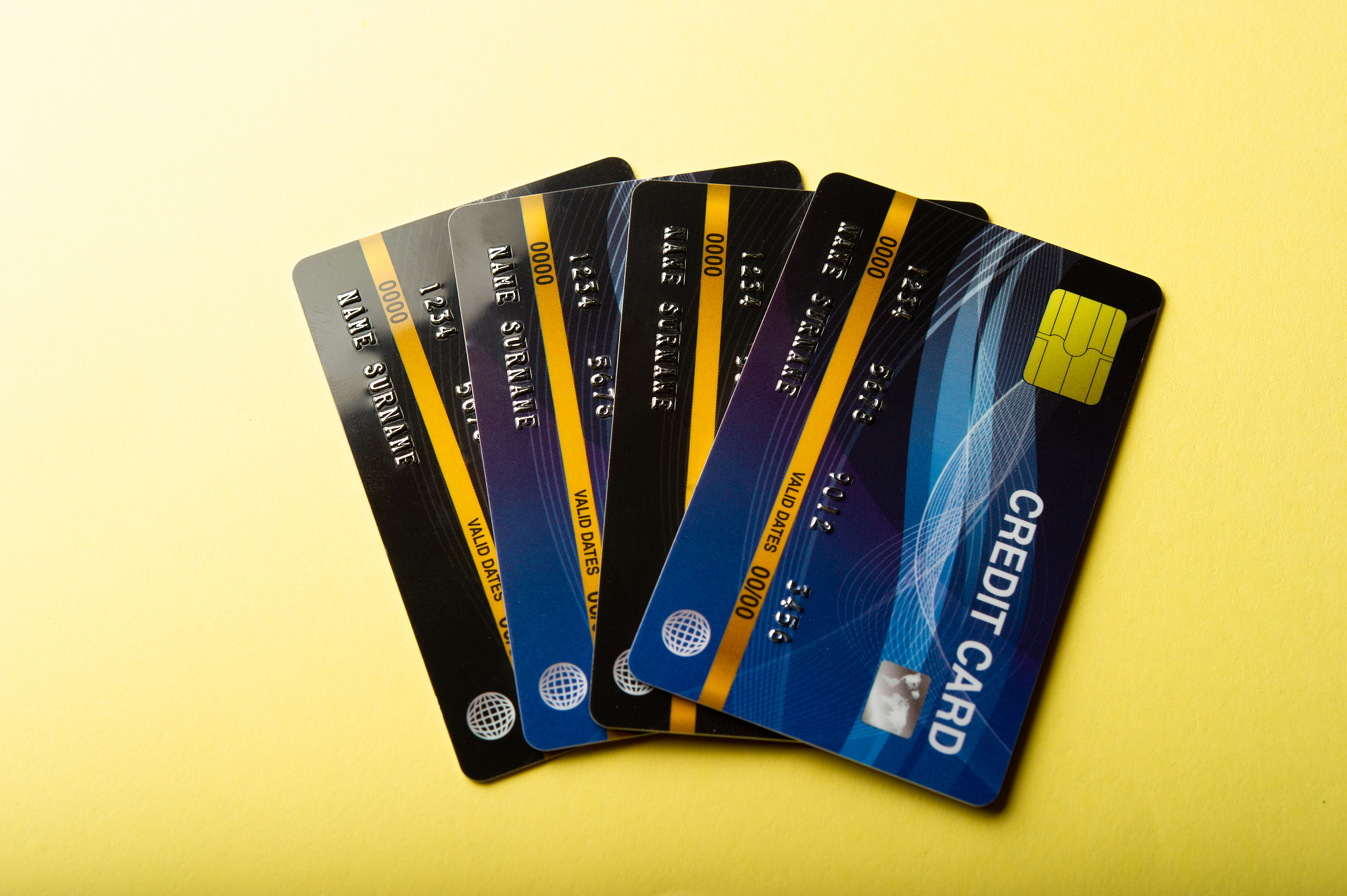 credit card, cash card, financial business card business card an