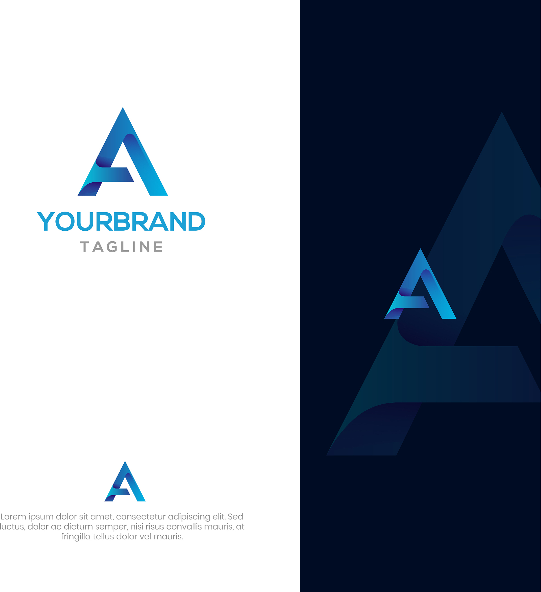 modern a logo template