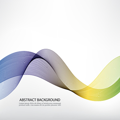 abstract wave background rainbow waved