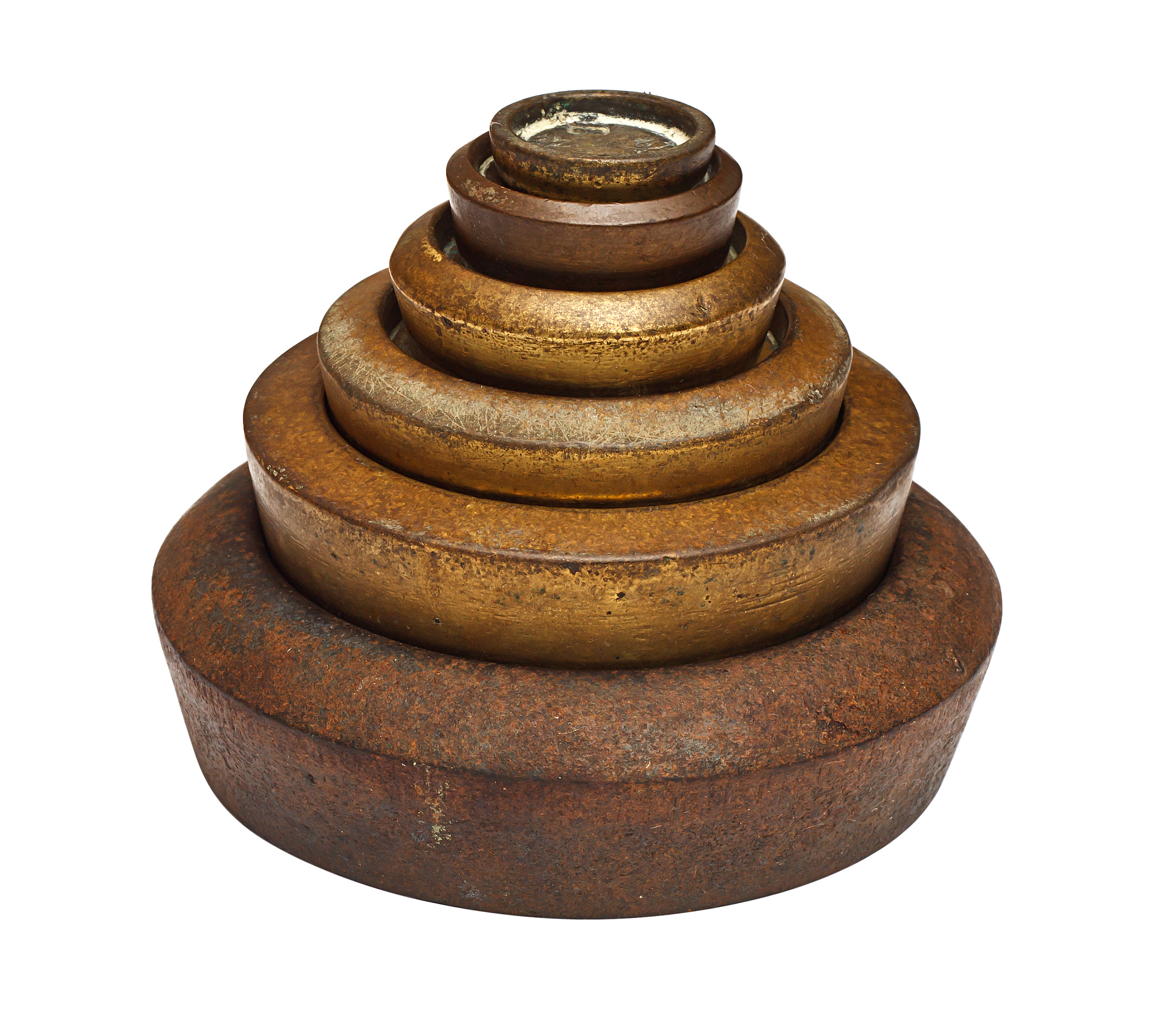 antique metal scale weights