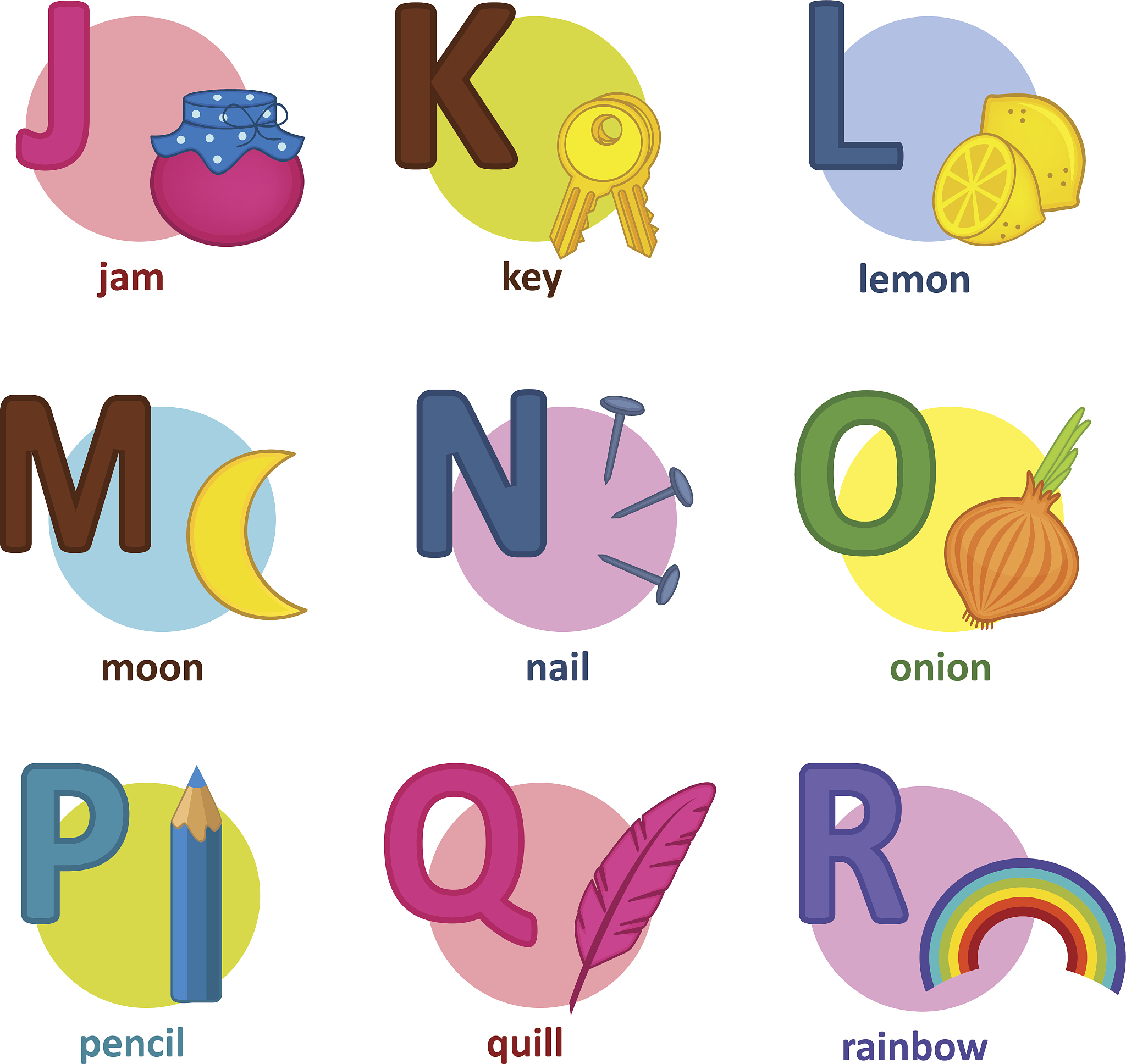 HJHU 能组成什么单词？