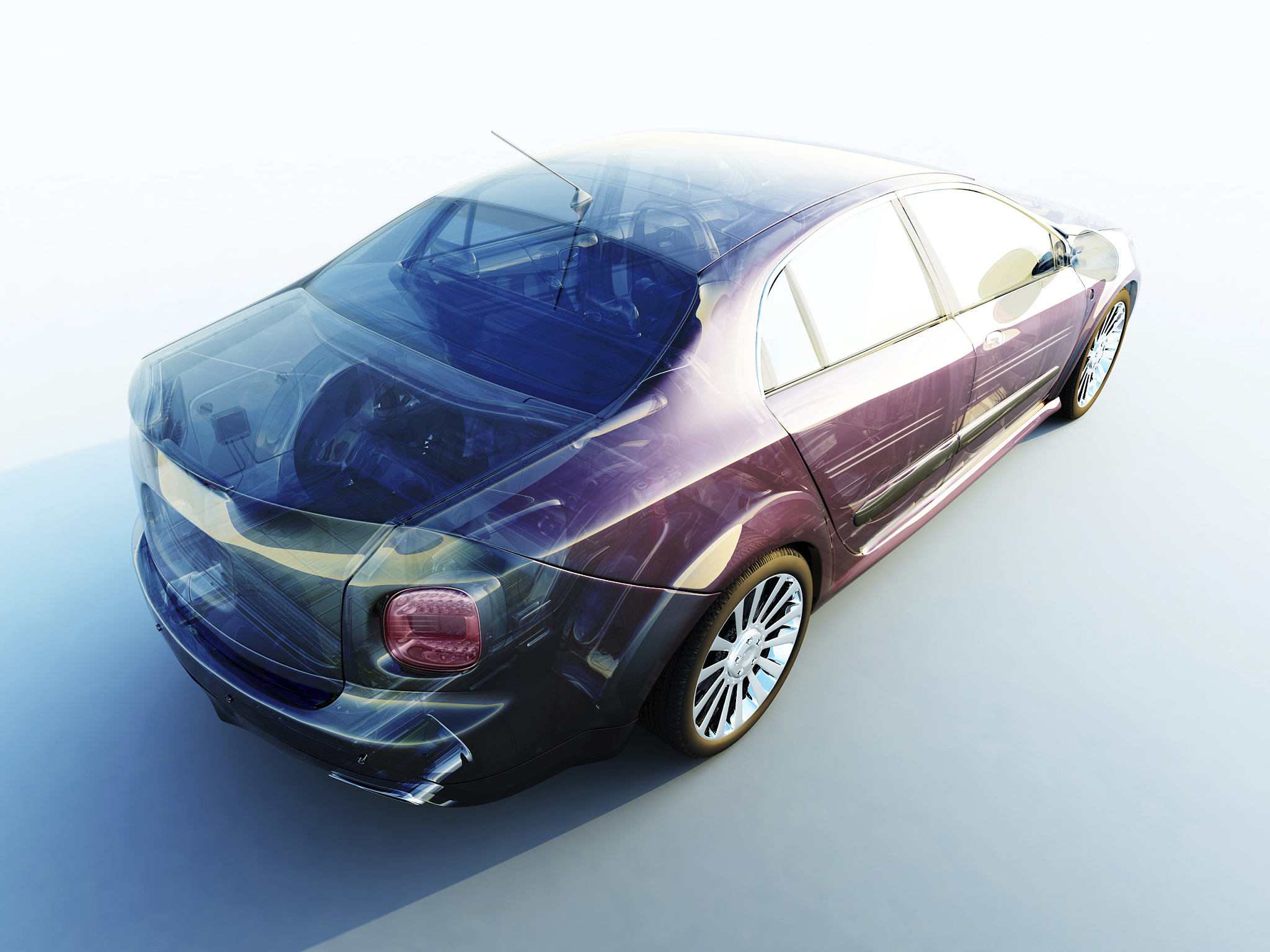 transparent car