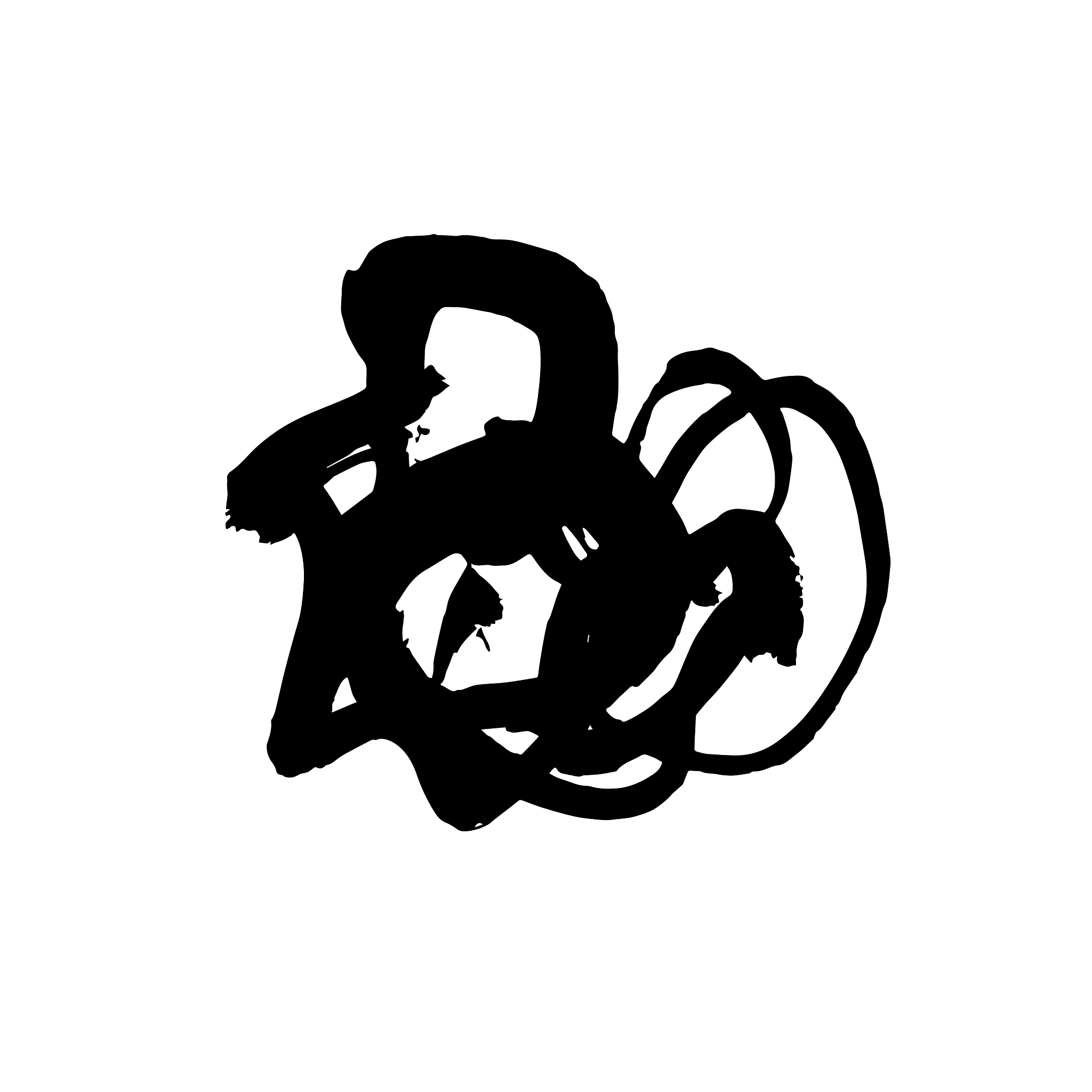 grunge ink pen stroke