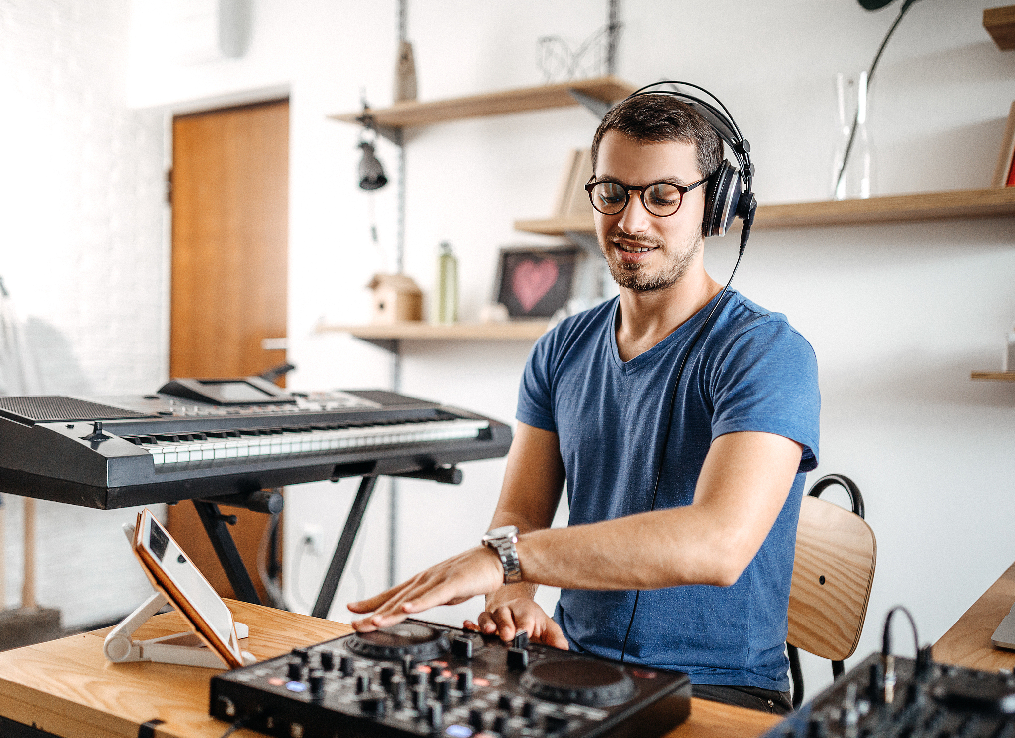 working at home