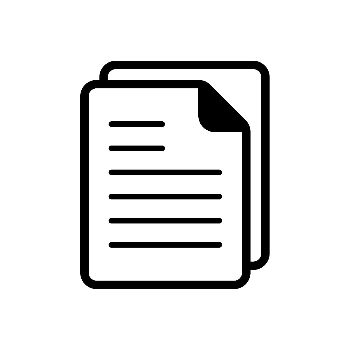 文档图标,纸平面图标矢量设计