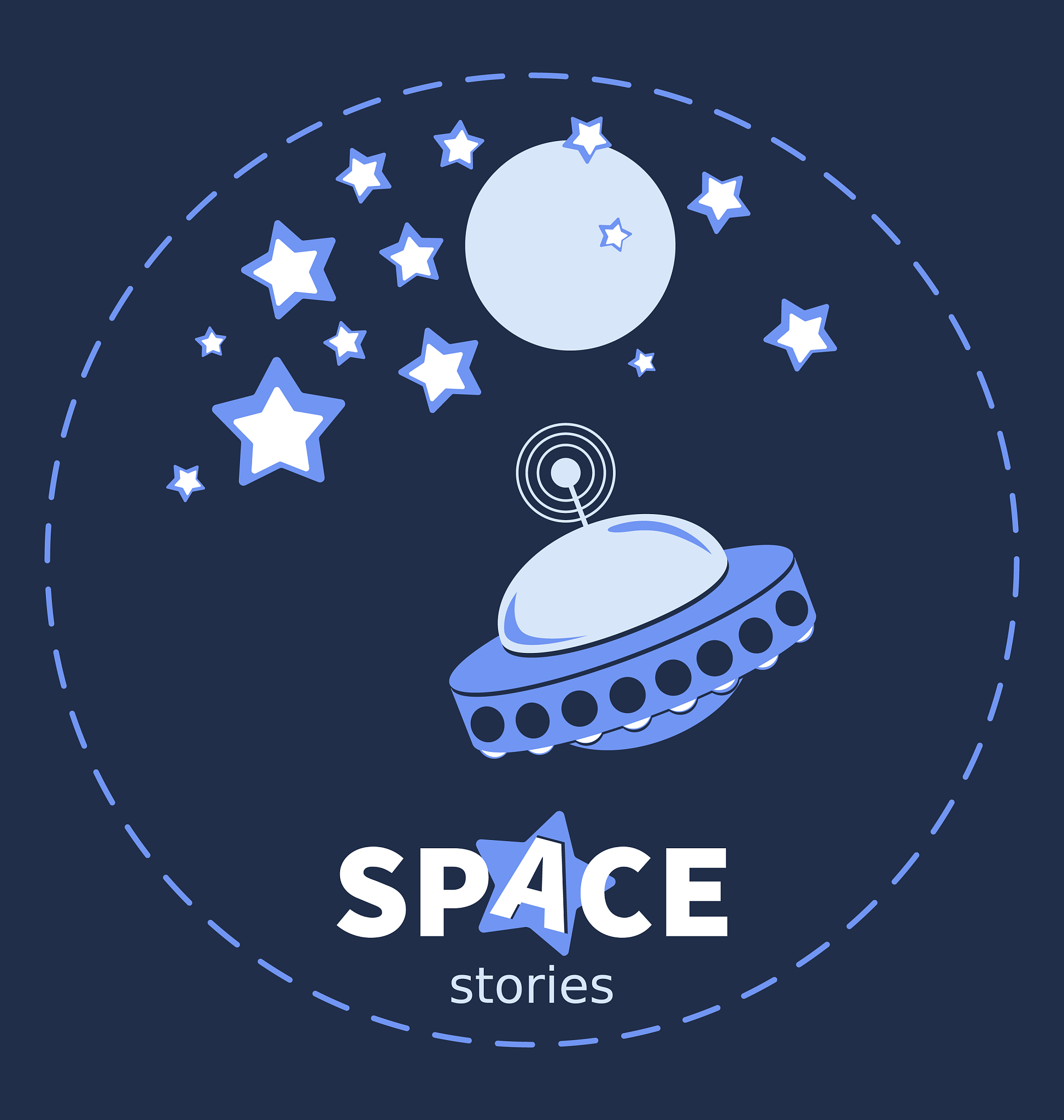ufo in space planets and stars