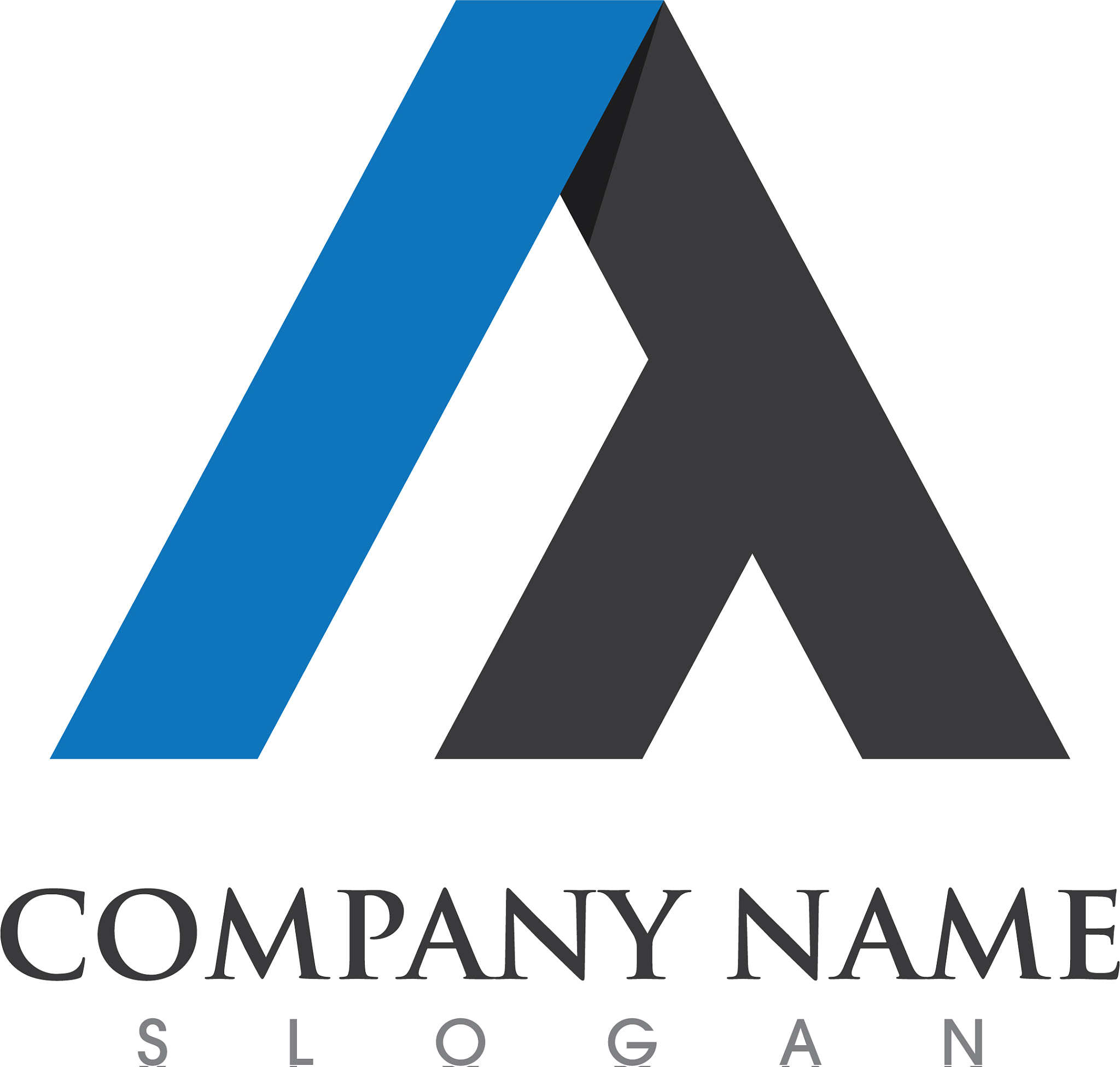 a letter logo business template icon