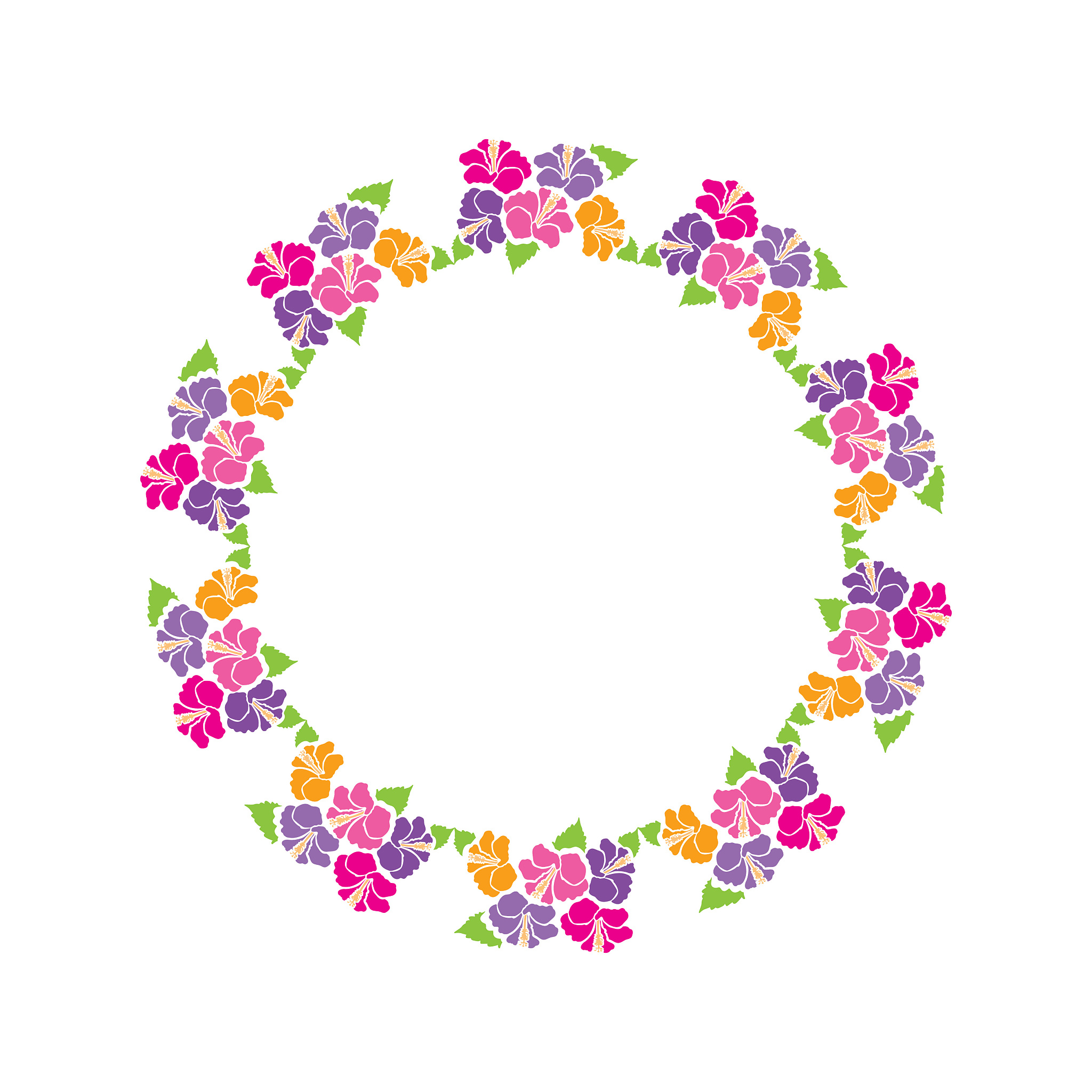 hibiscus wreath