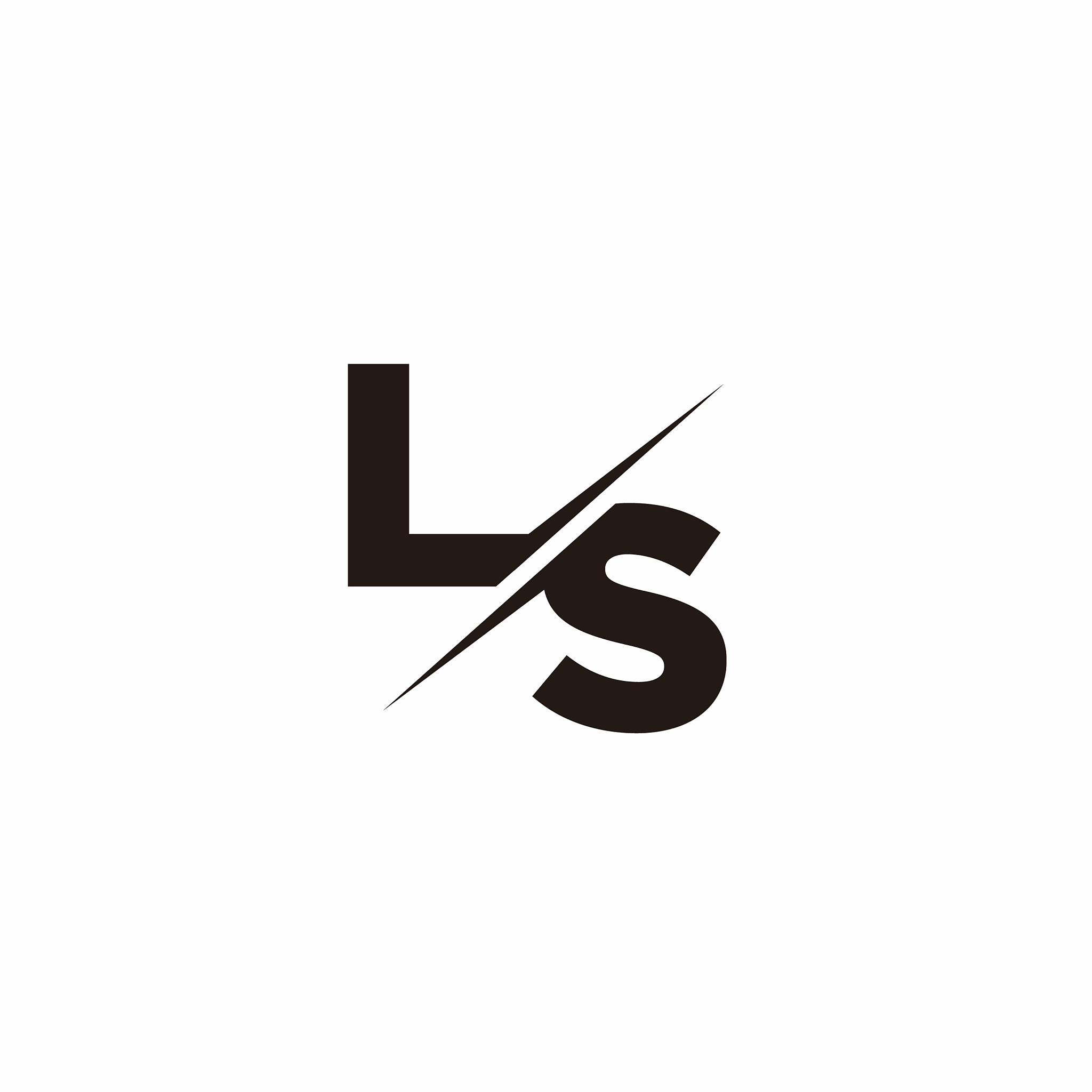 logo monogram slash concept with modern designs