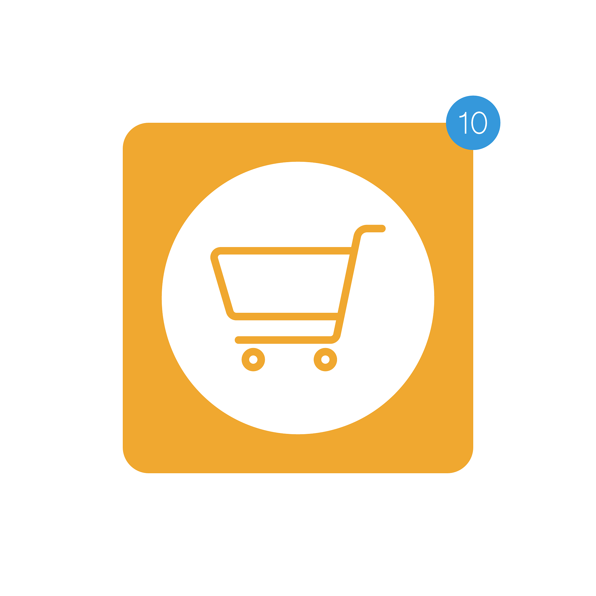 vector shopping cart icon