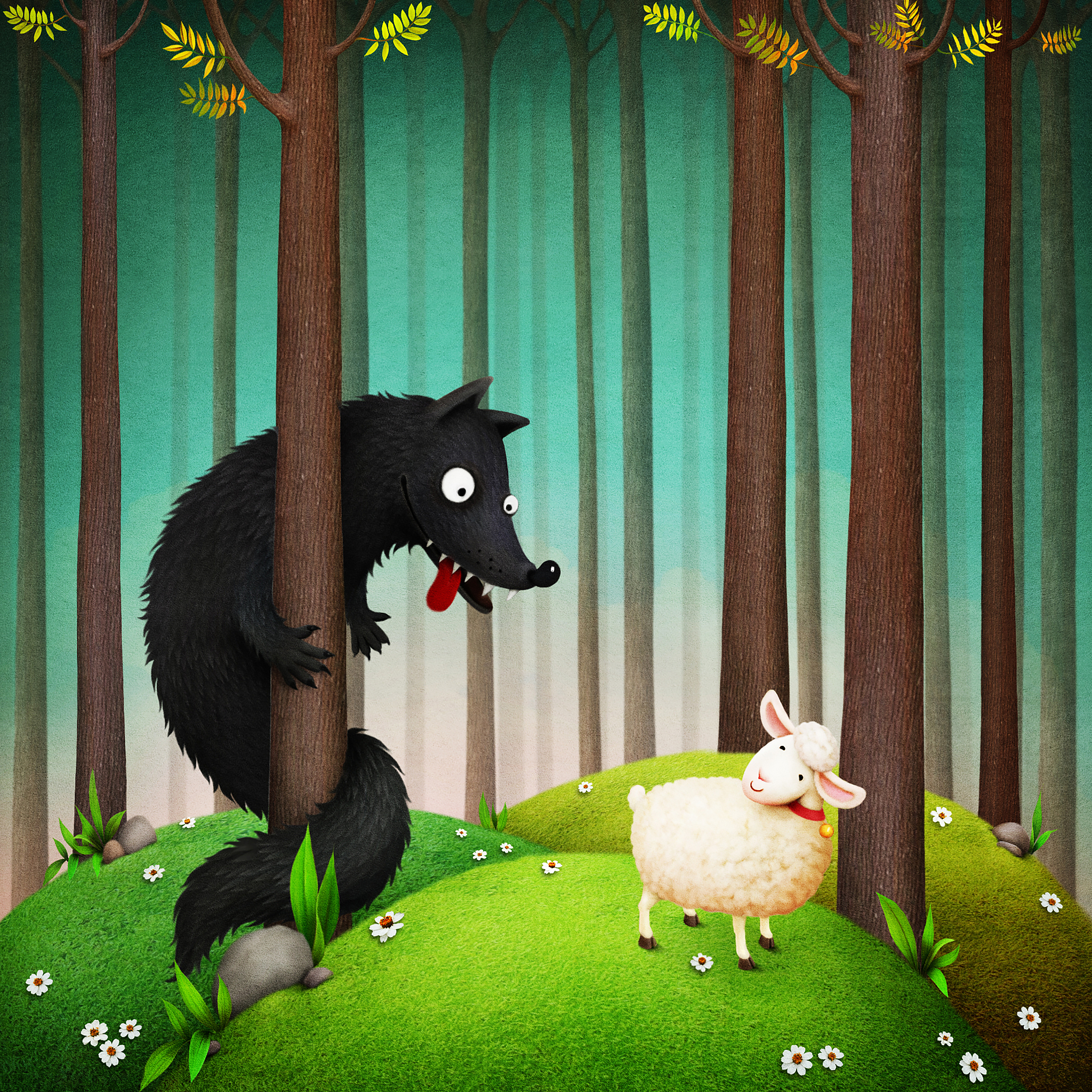 wolf and sheep