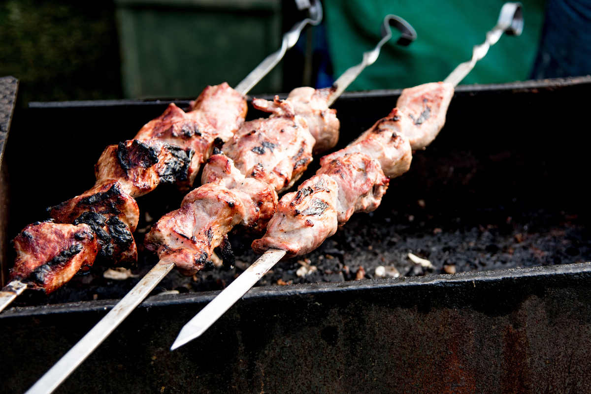 写一份烧烤外卖好评重点突出牛肉串