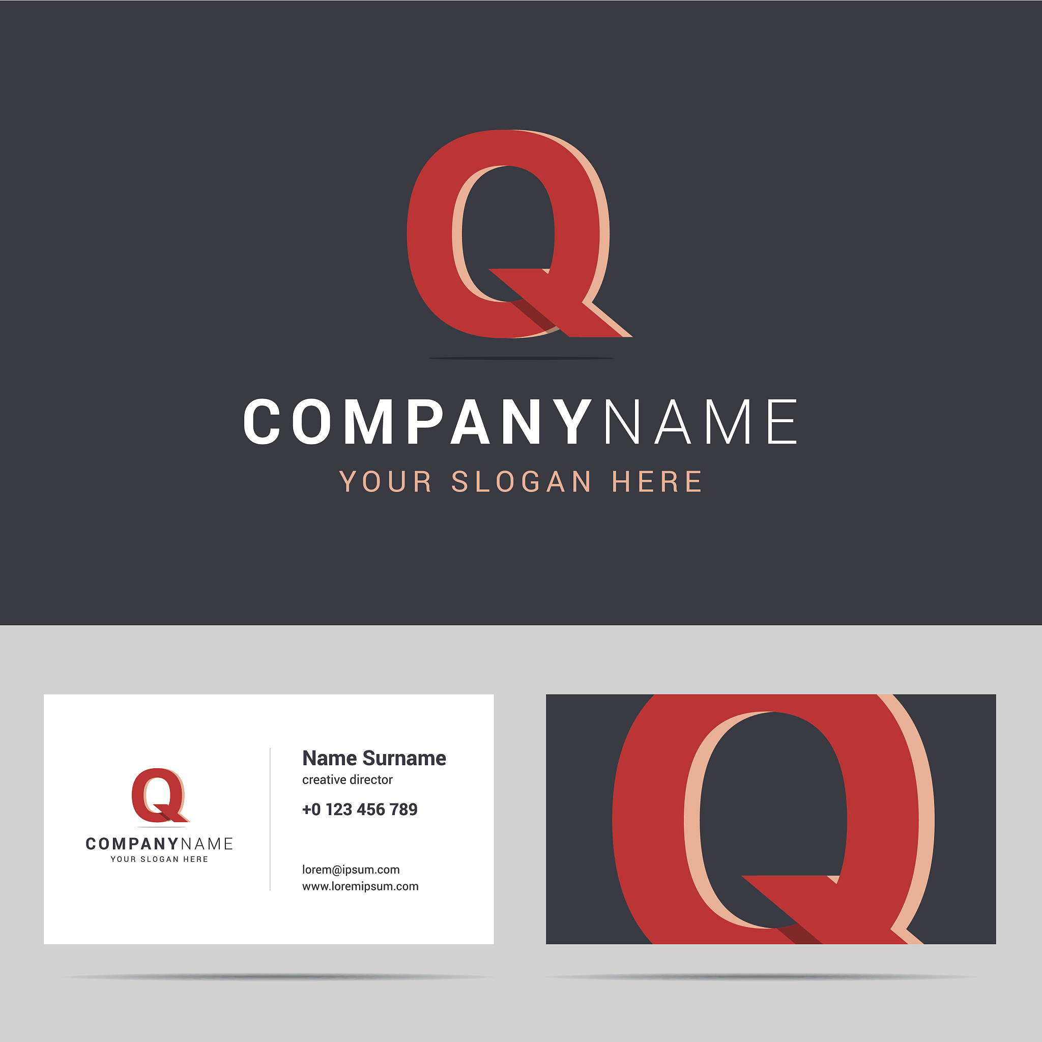 business card template.