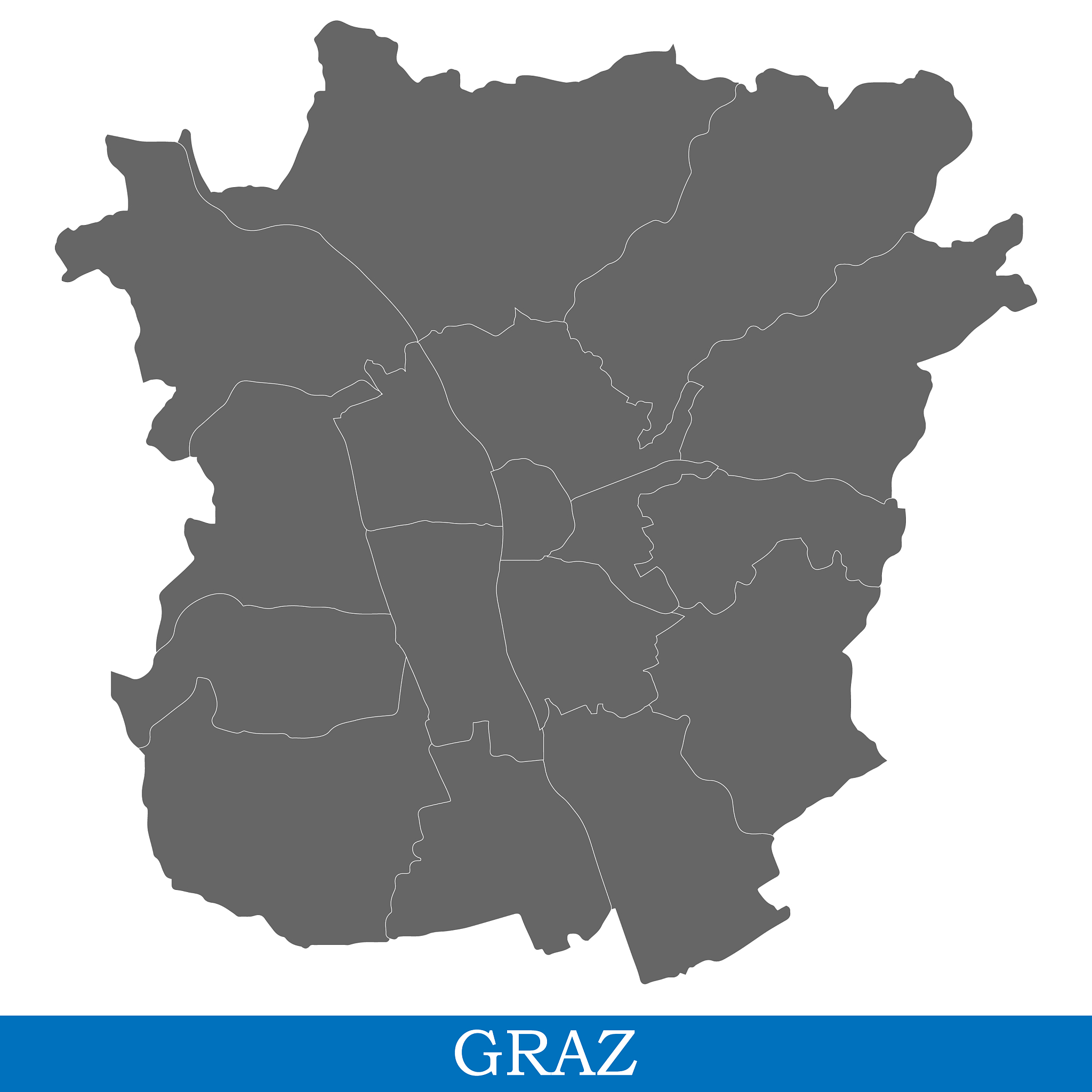 high quality map of city