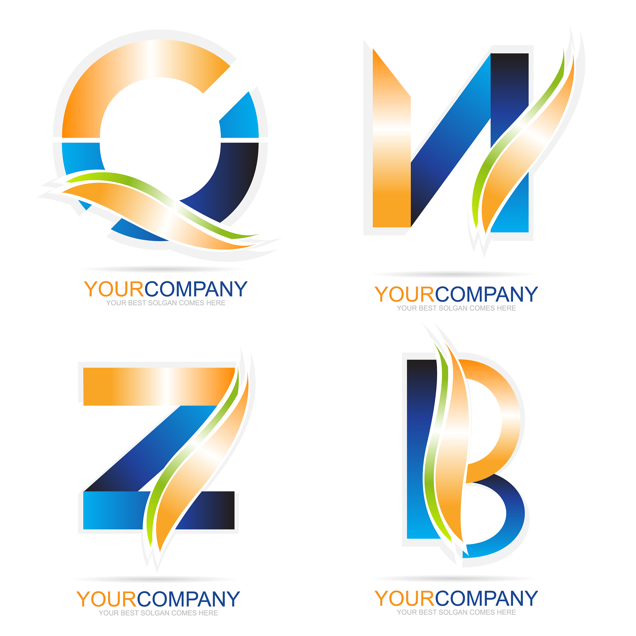 letters logo elements