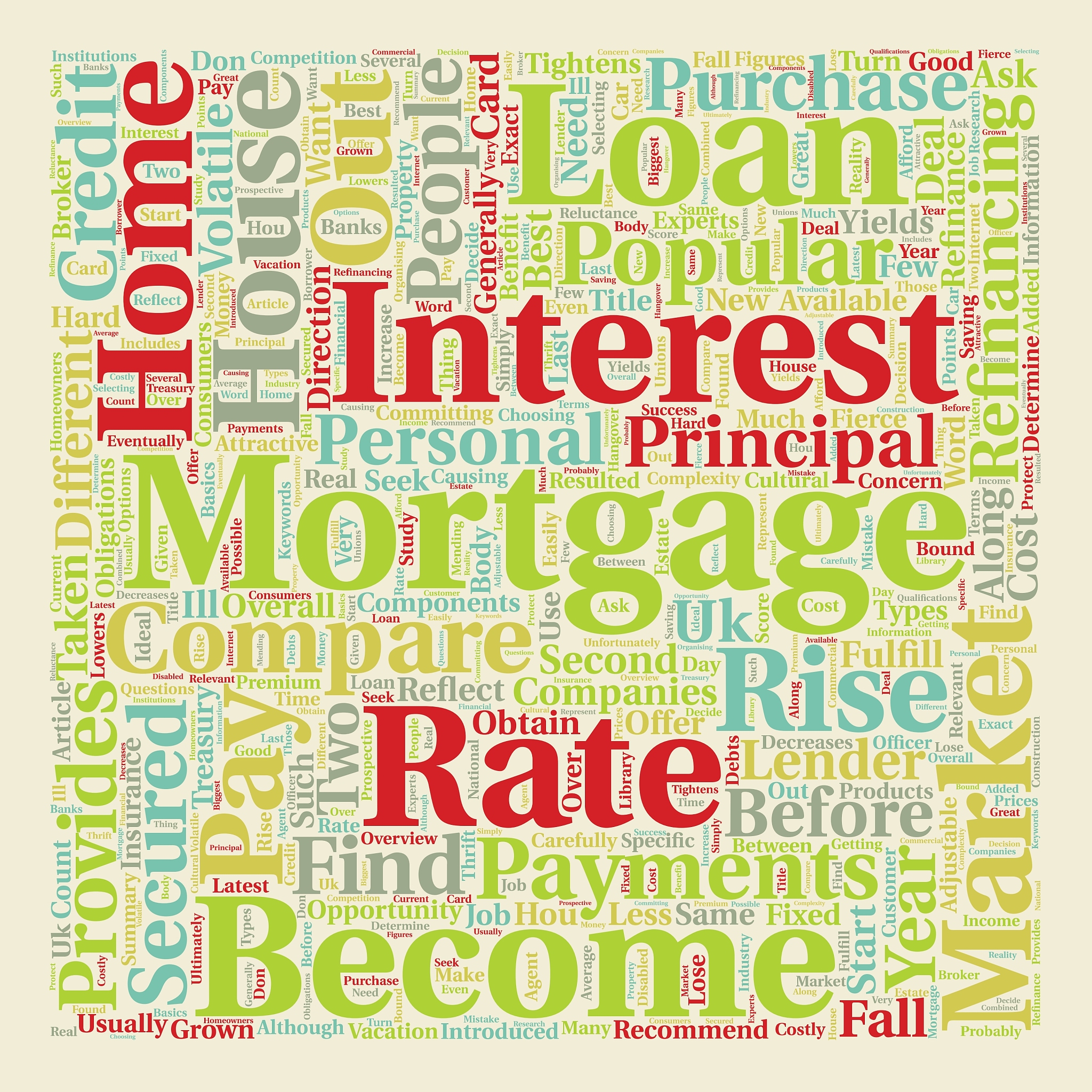mortgages in the uk text background wordcloud