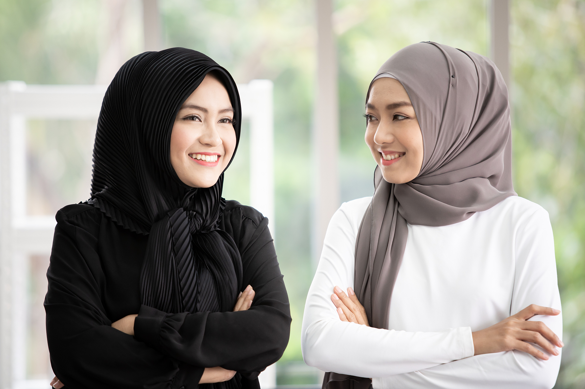 muslim businesswomen portrait