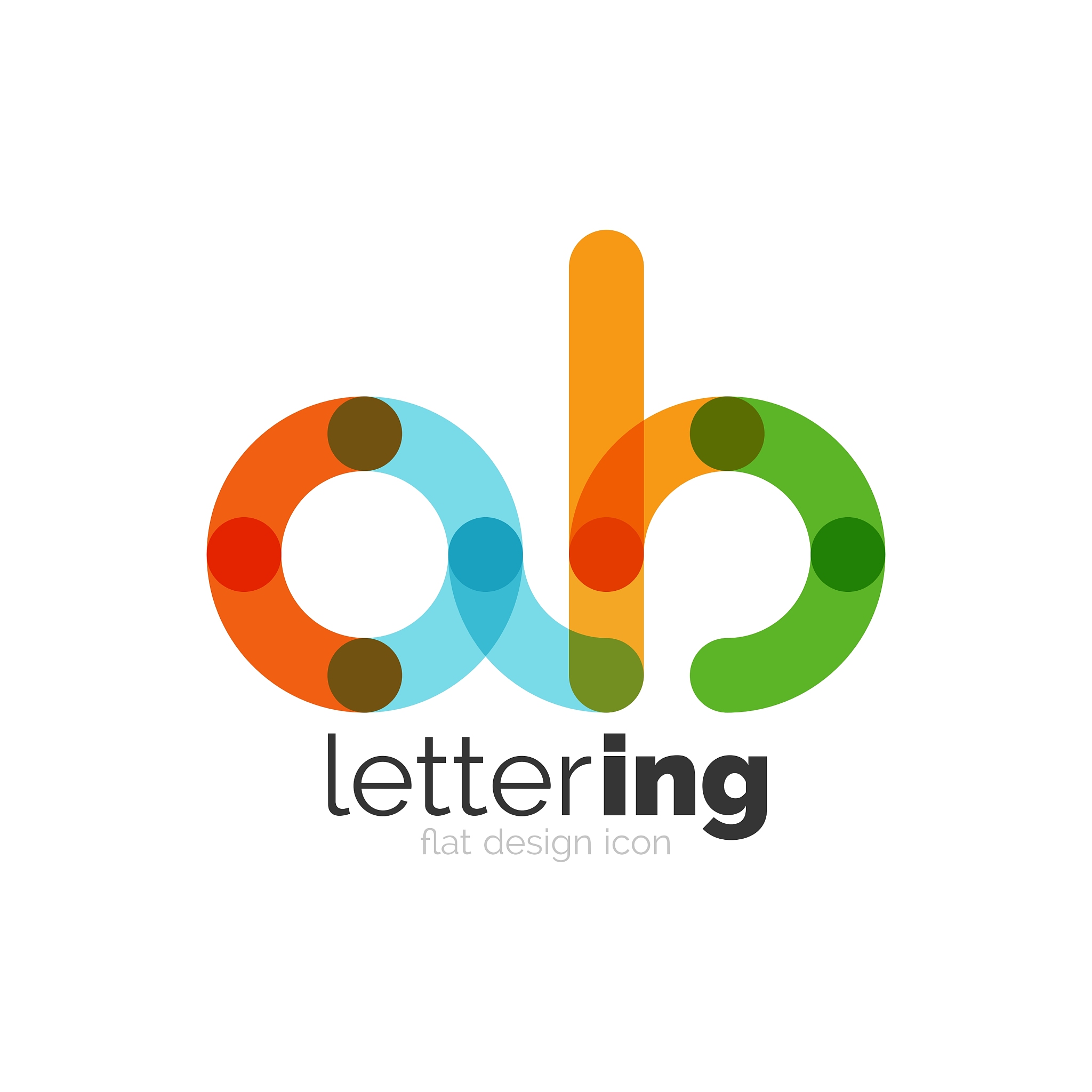 letter logo business icon