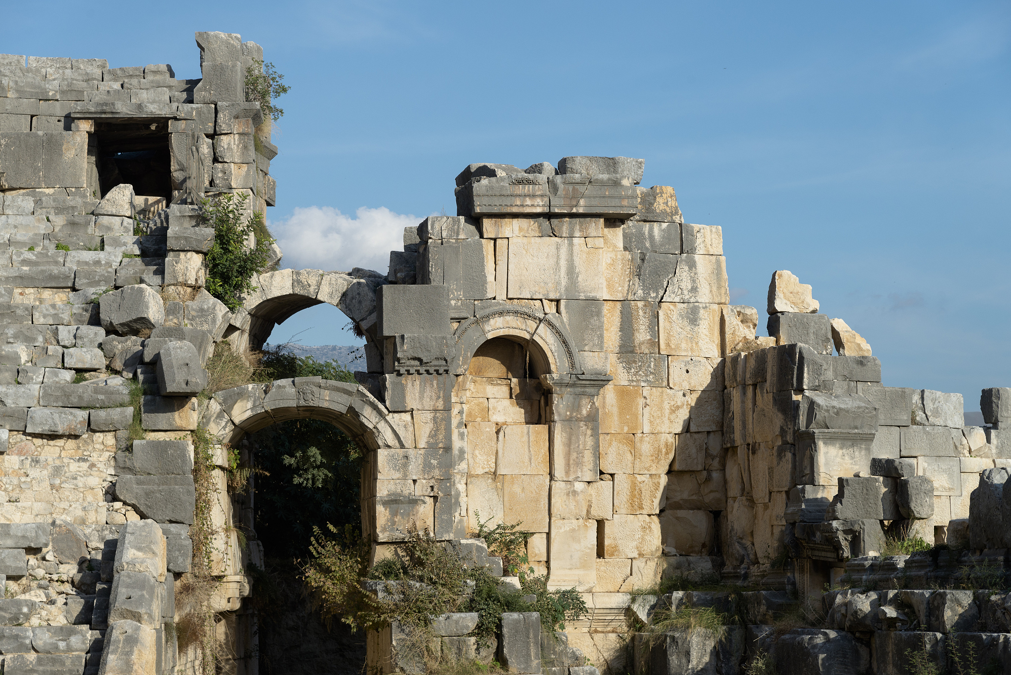 myra, ancient greek town, demre, lycia, southern turkey