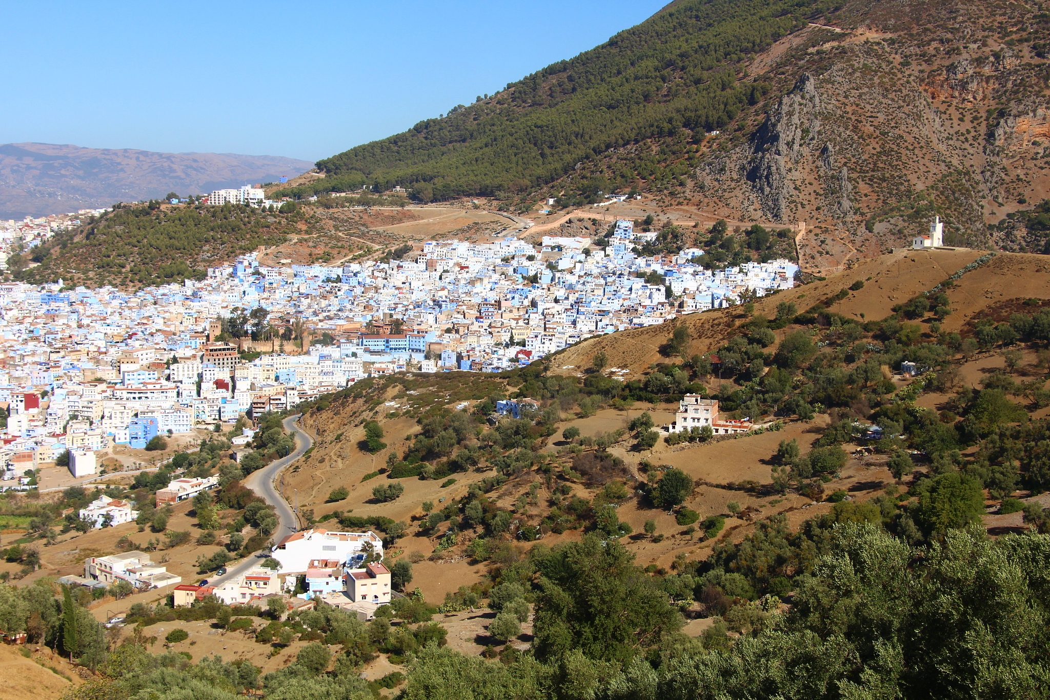 from a distance