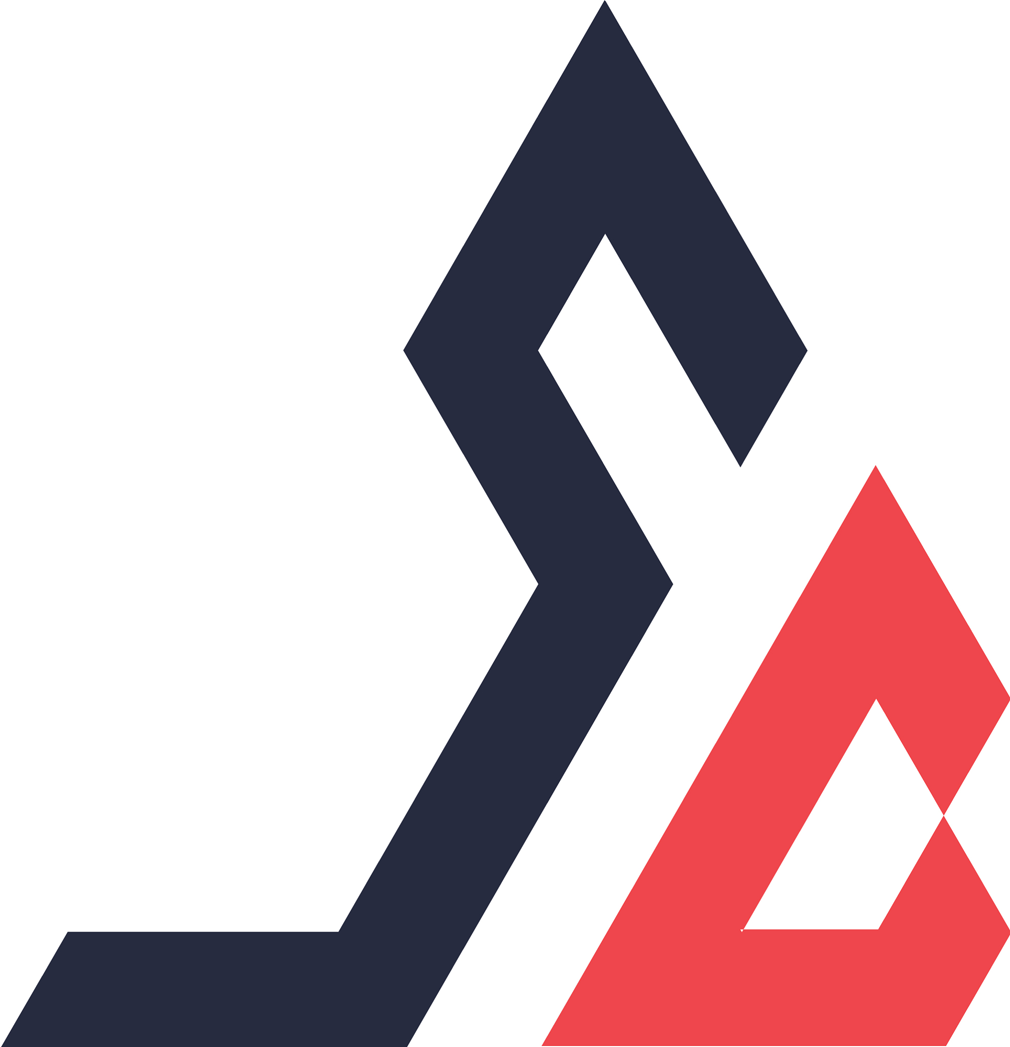initial letter triangle logo
