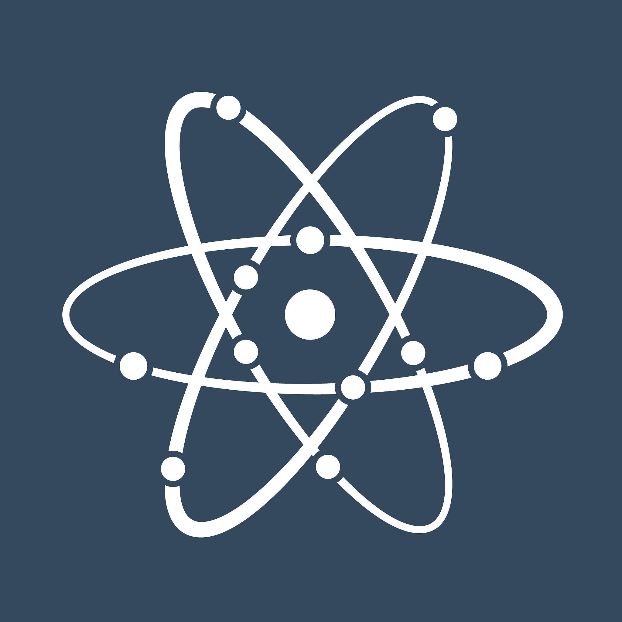 the model of a molecule atom symbol