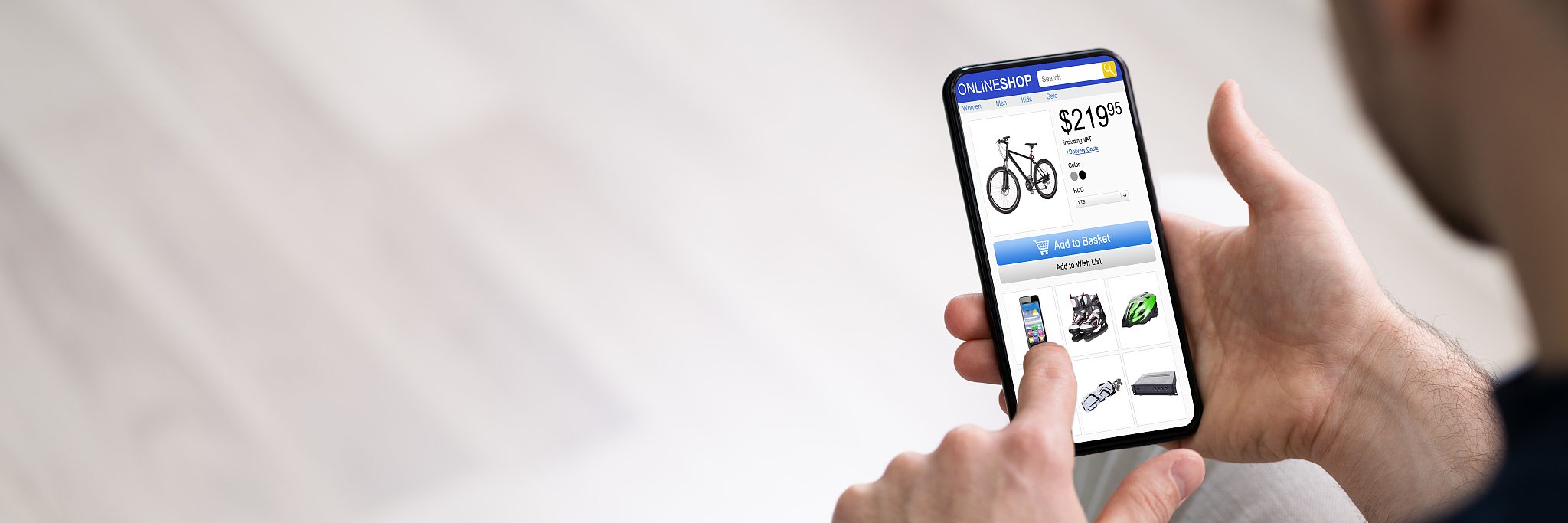online smartphone shopping application