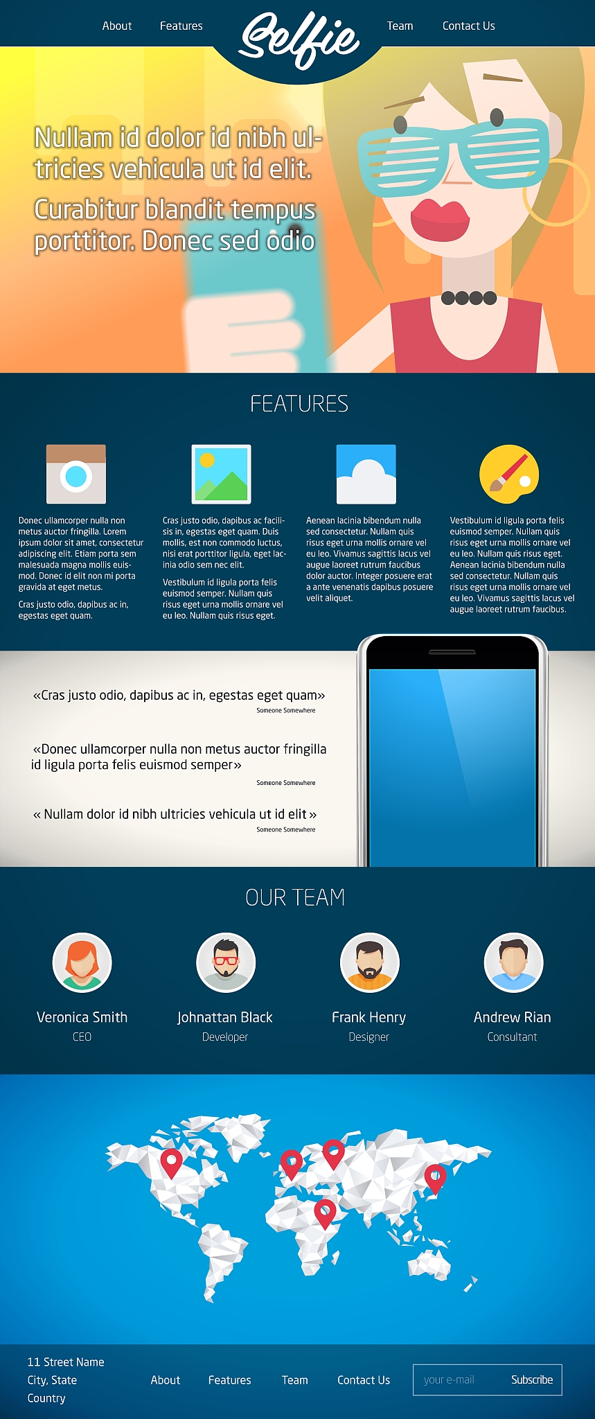 landing page website design