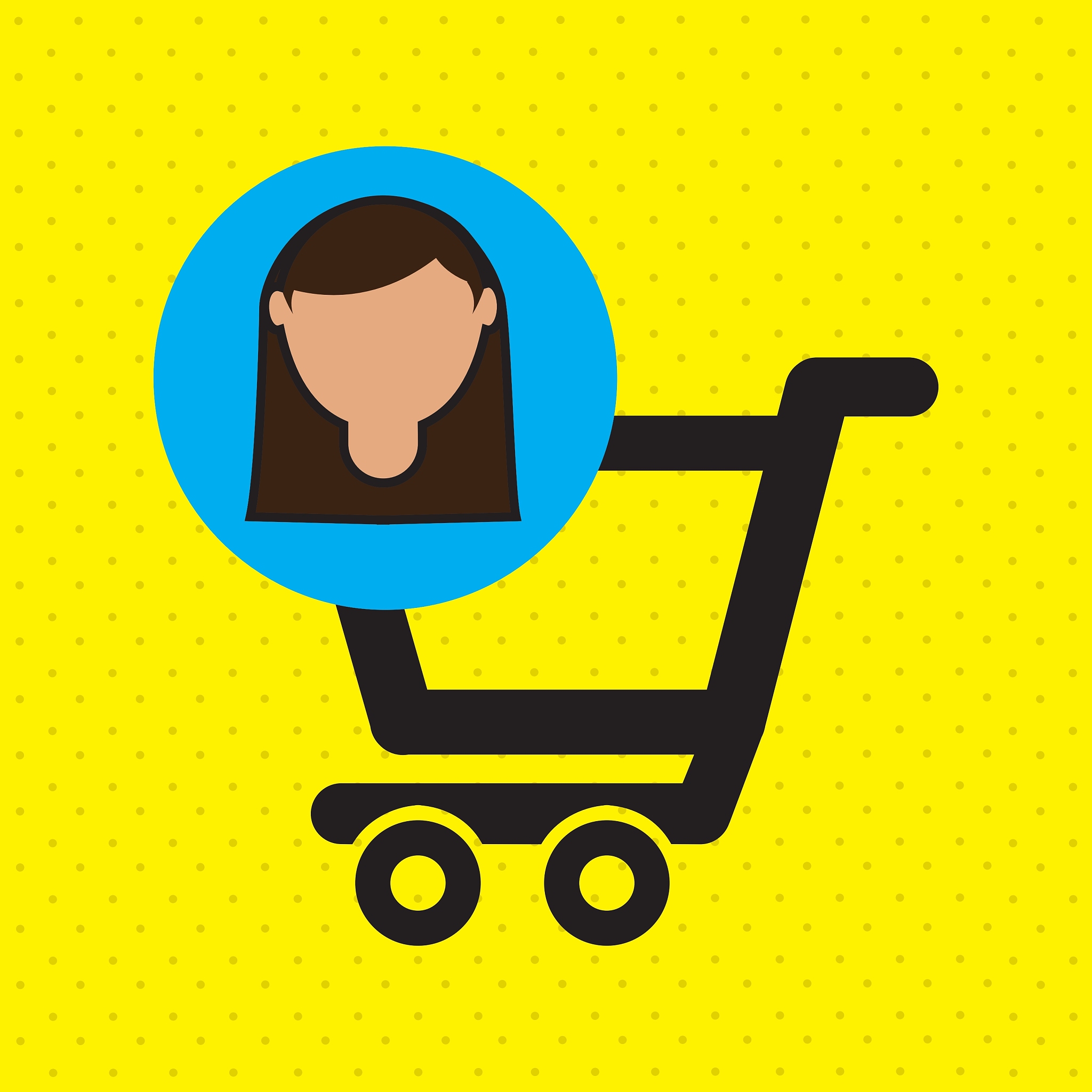 people shopping design