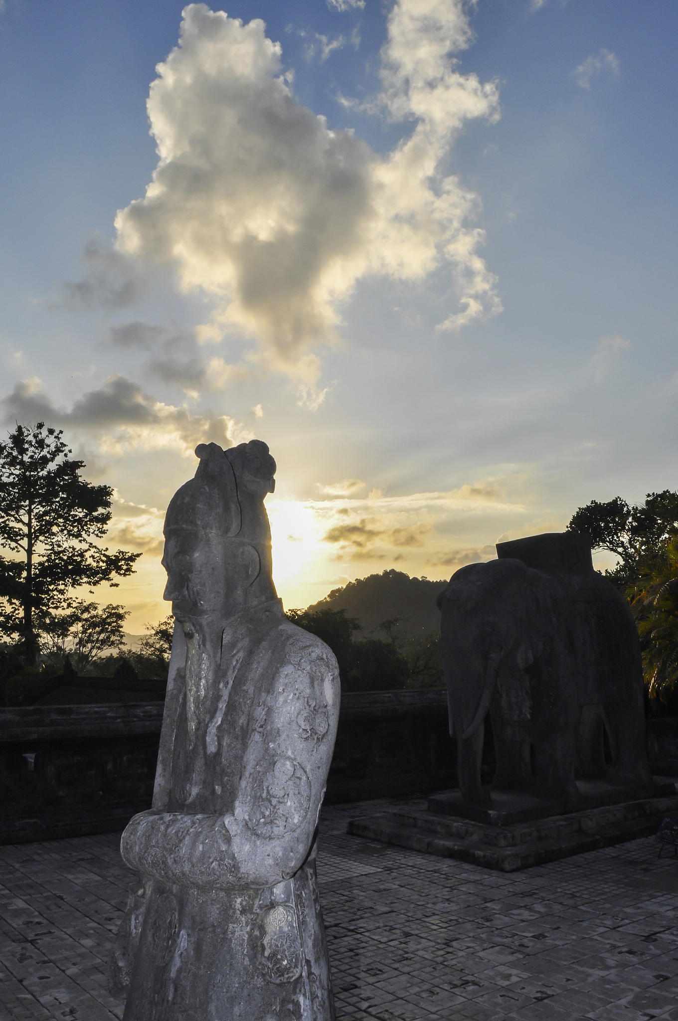 imperial tomb of emperor khai dinh hue - vietnam
