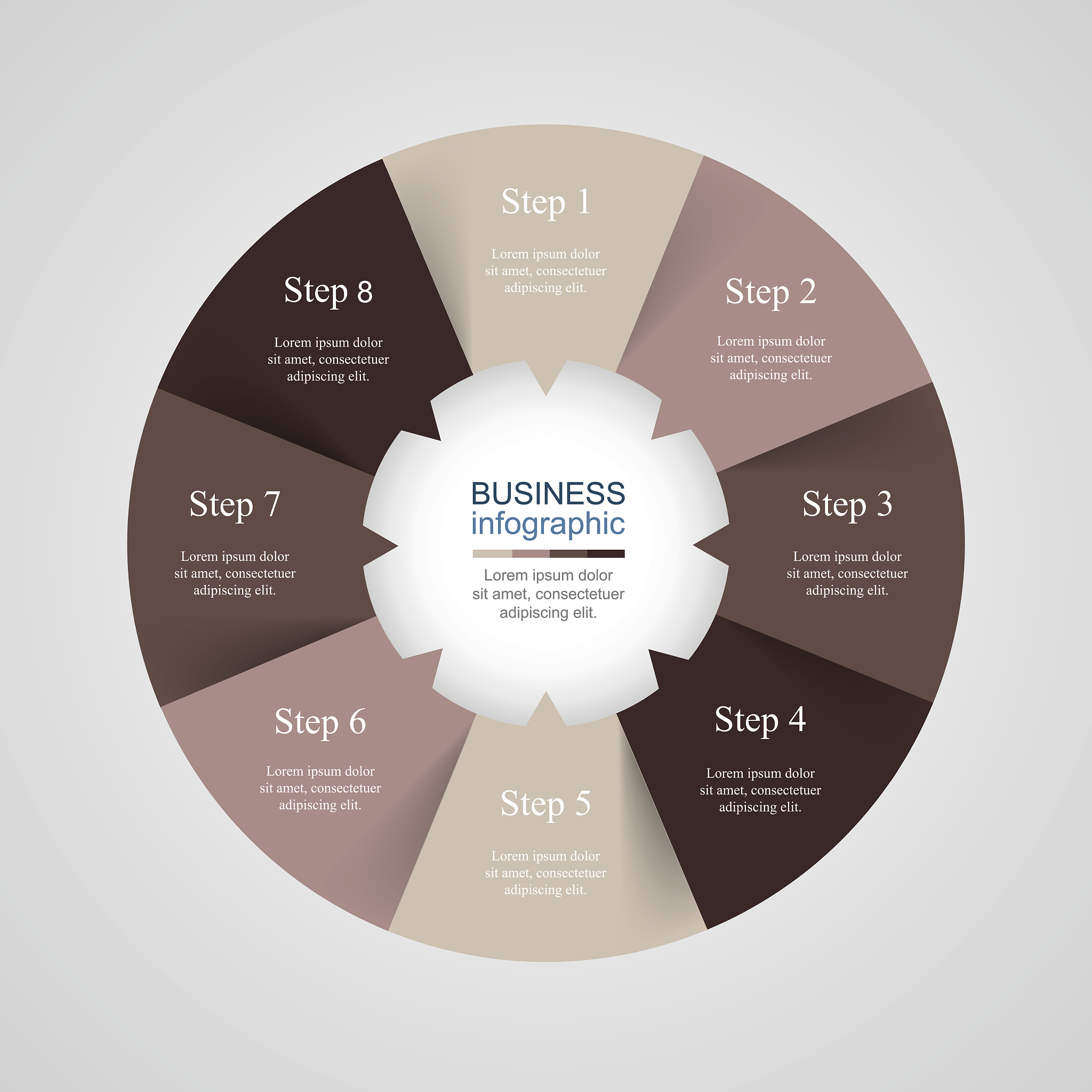 step by step infographic.