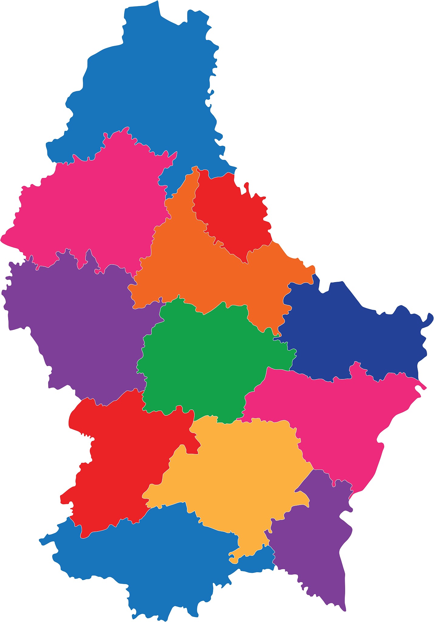 luxembourg map