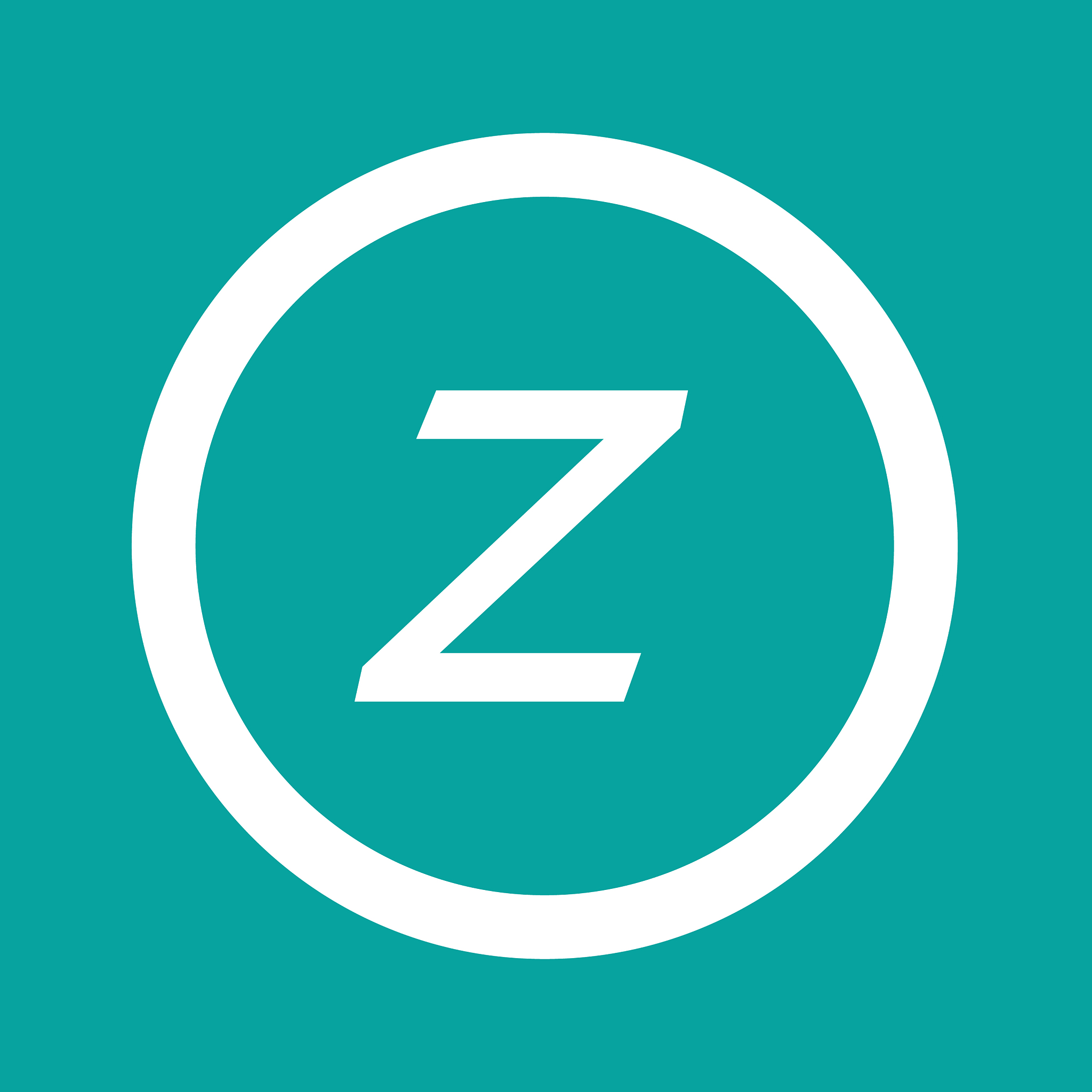basic font letter z icon design