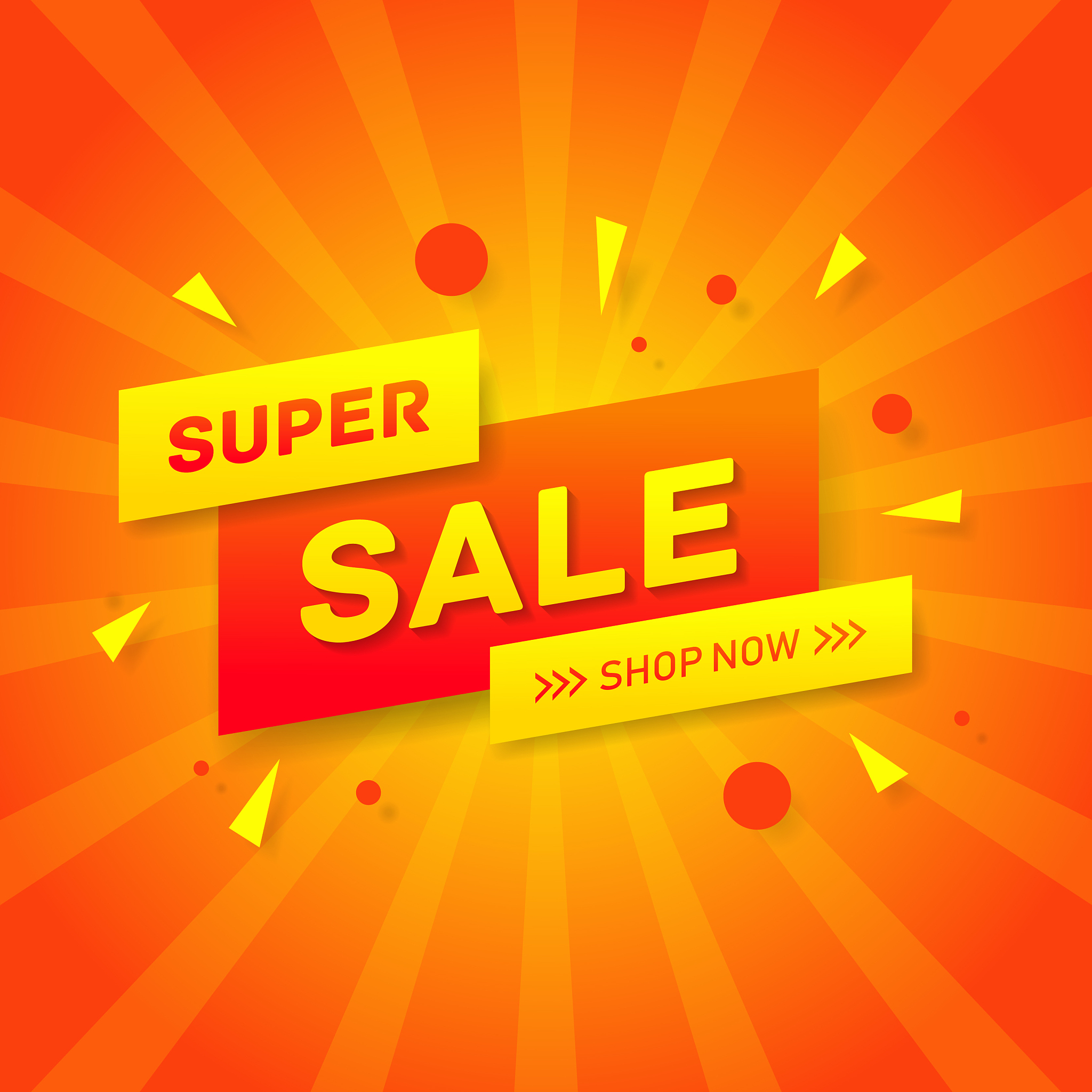 sale banner template design