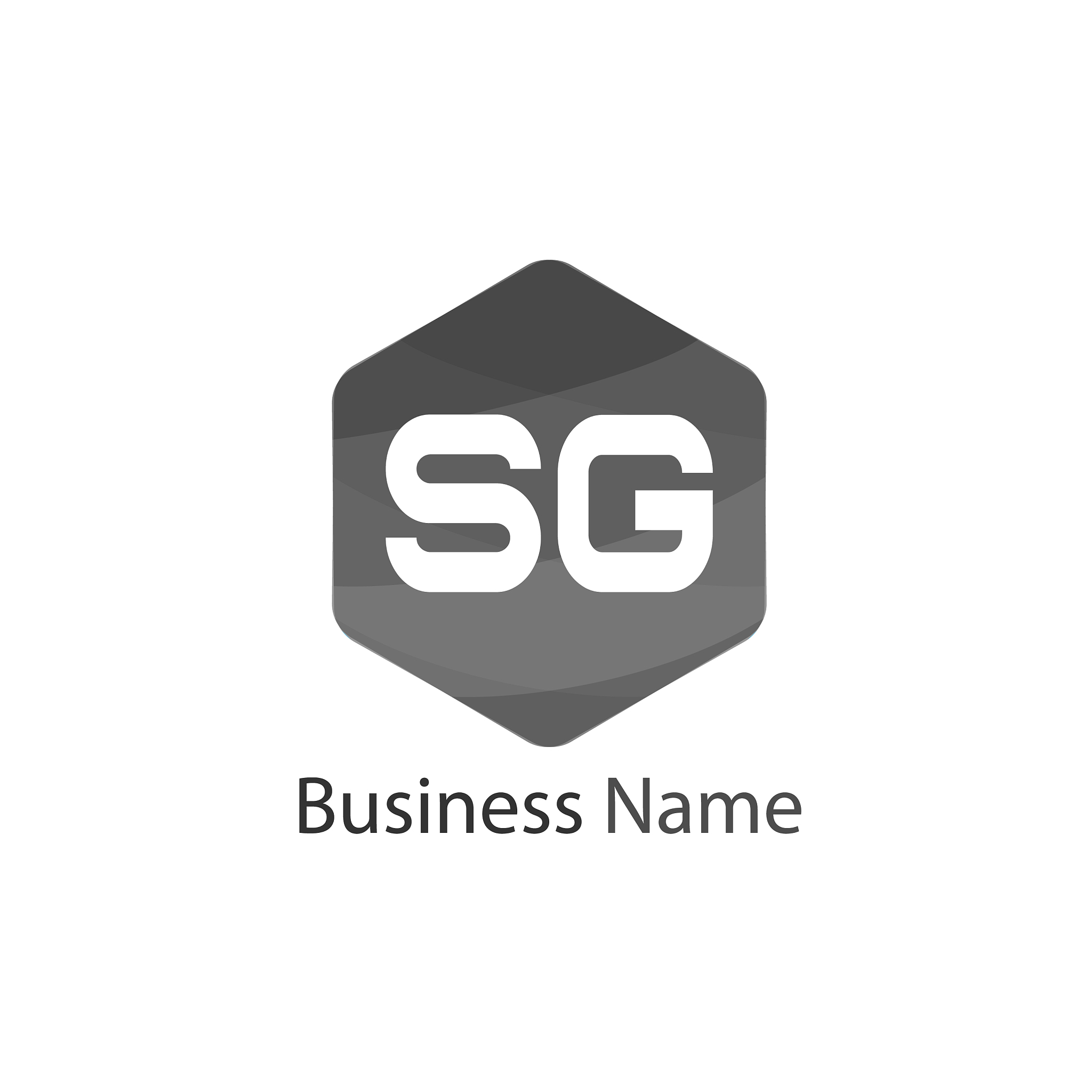 initial letter sg logo template design