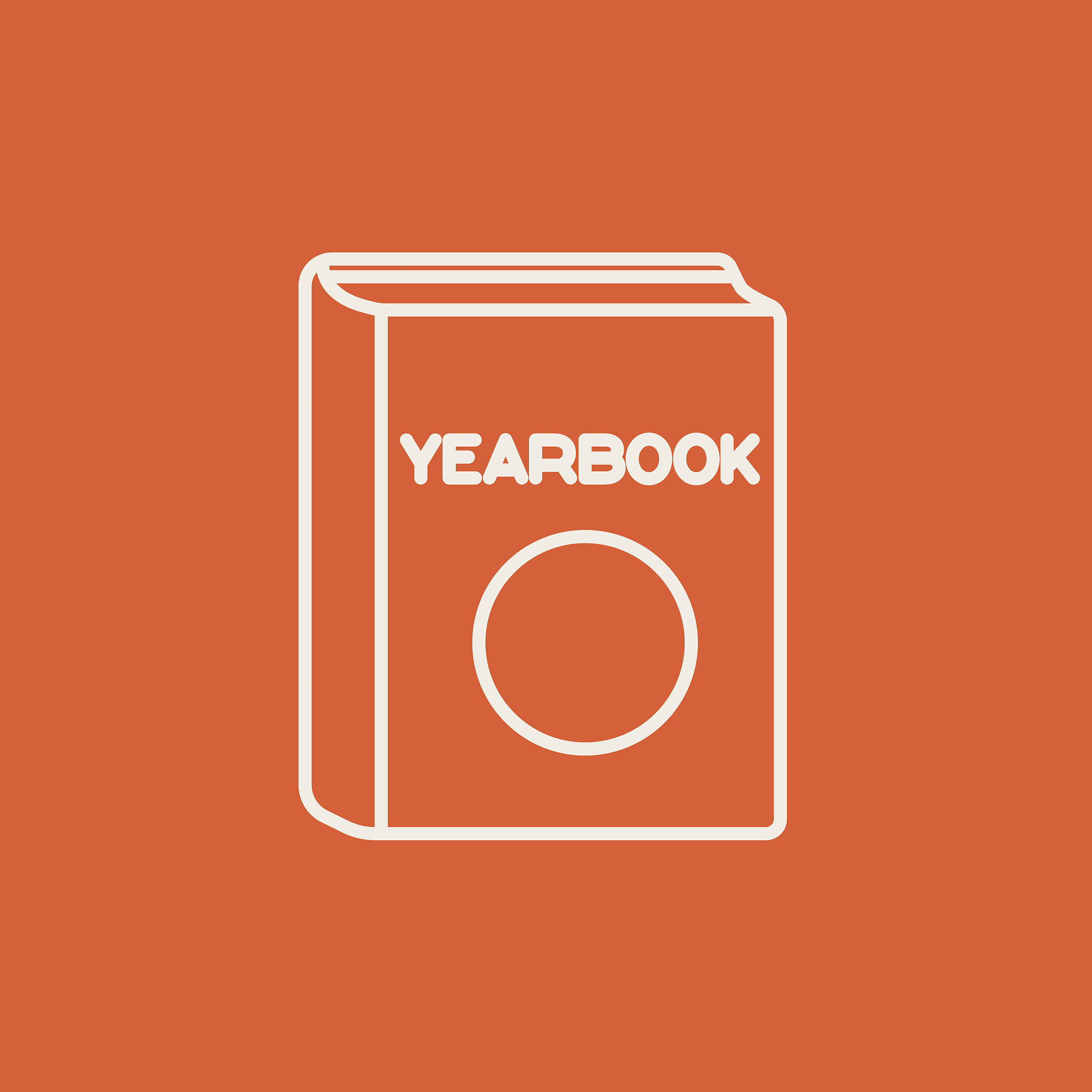 yearbook line icon