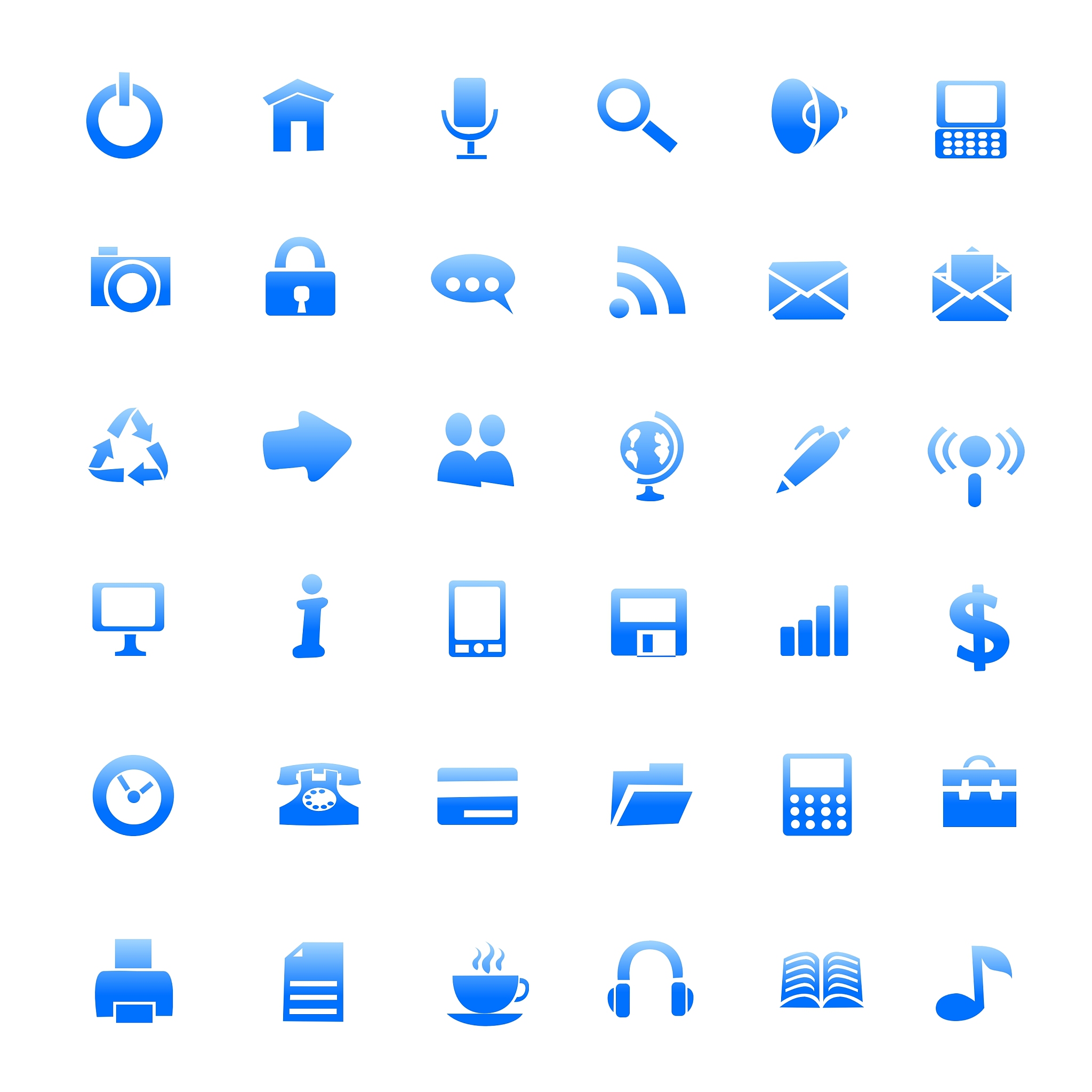 web icon set
