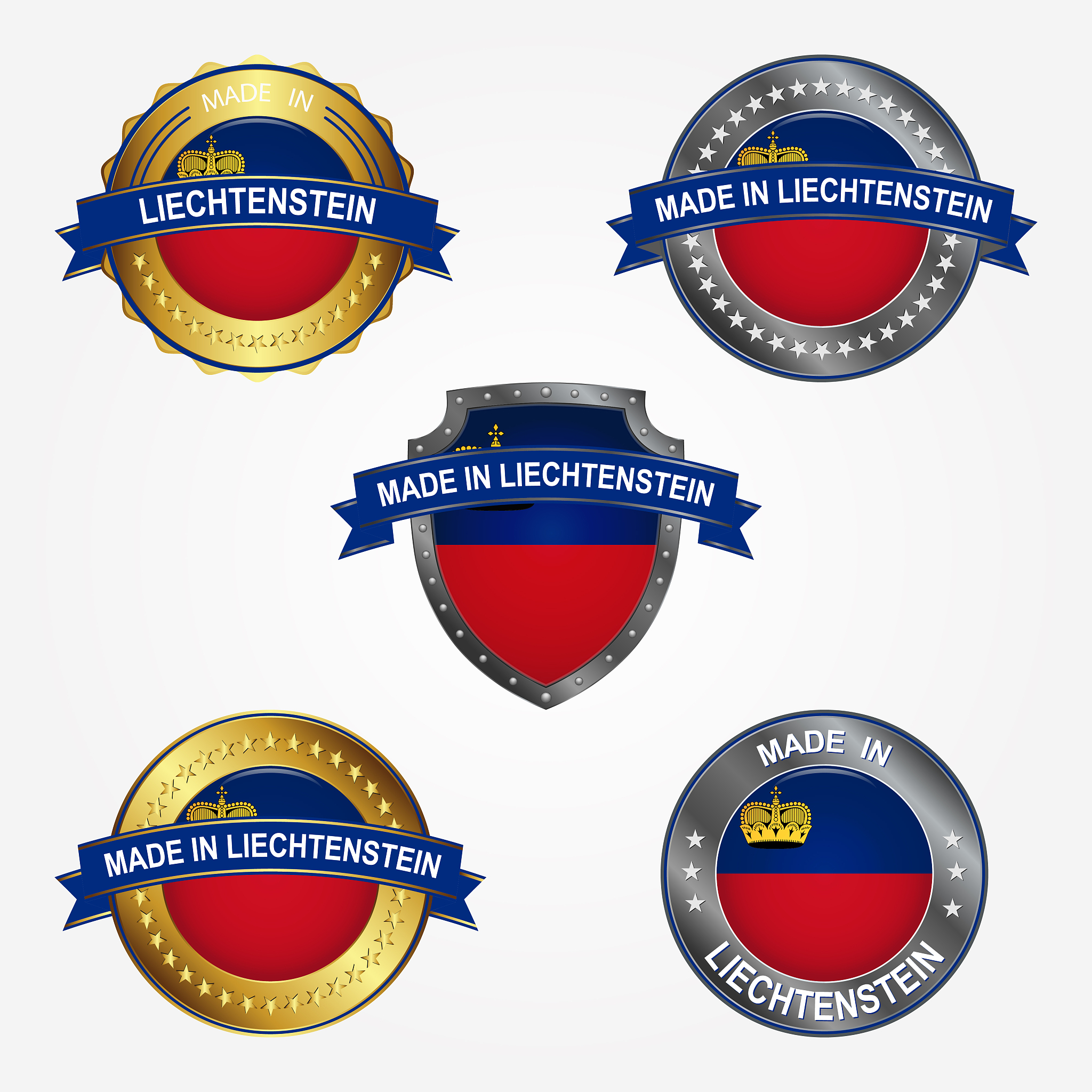 design label of made in liechtenstein