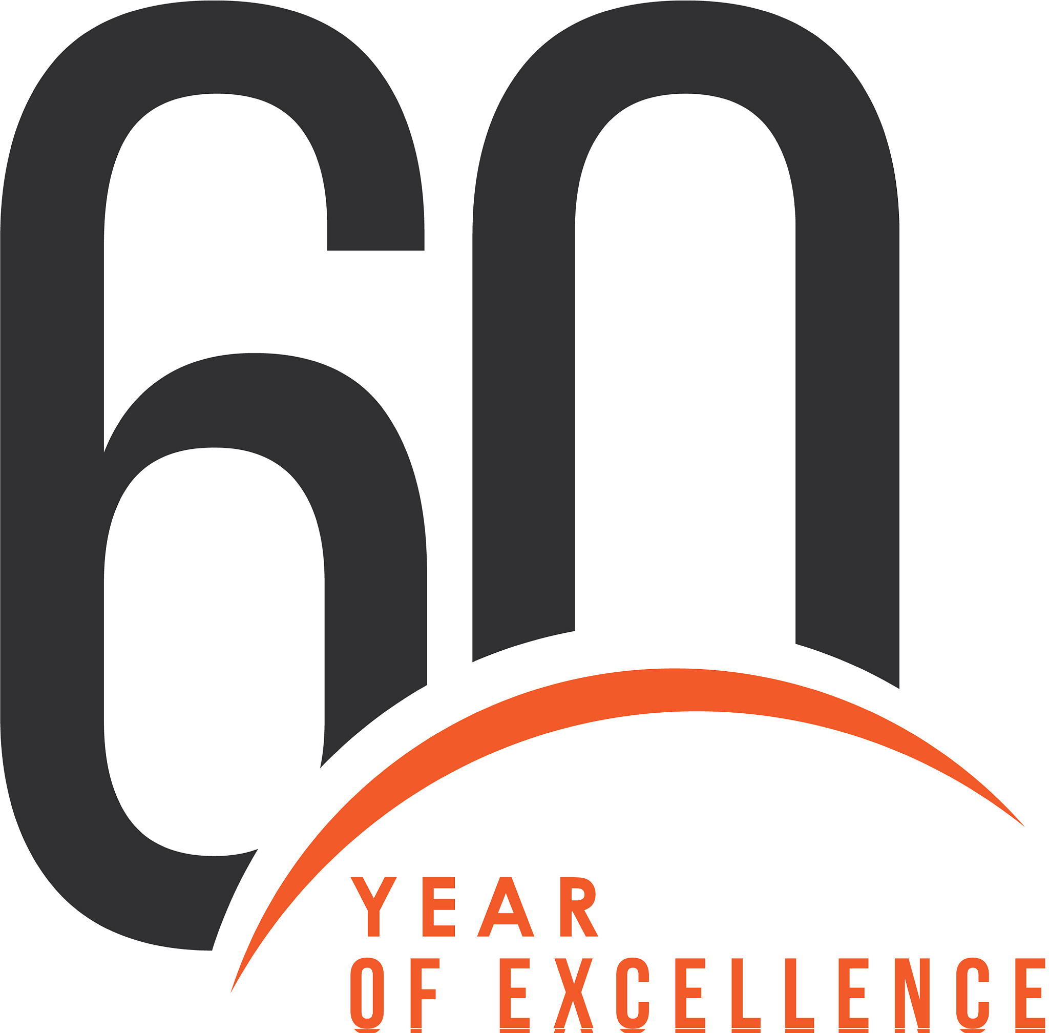 60 year excellence template design