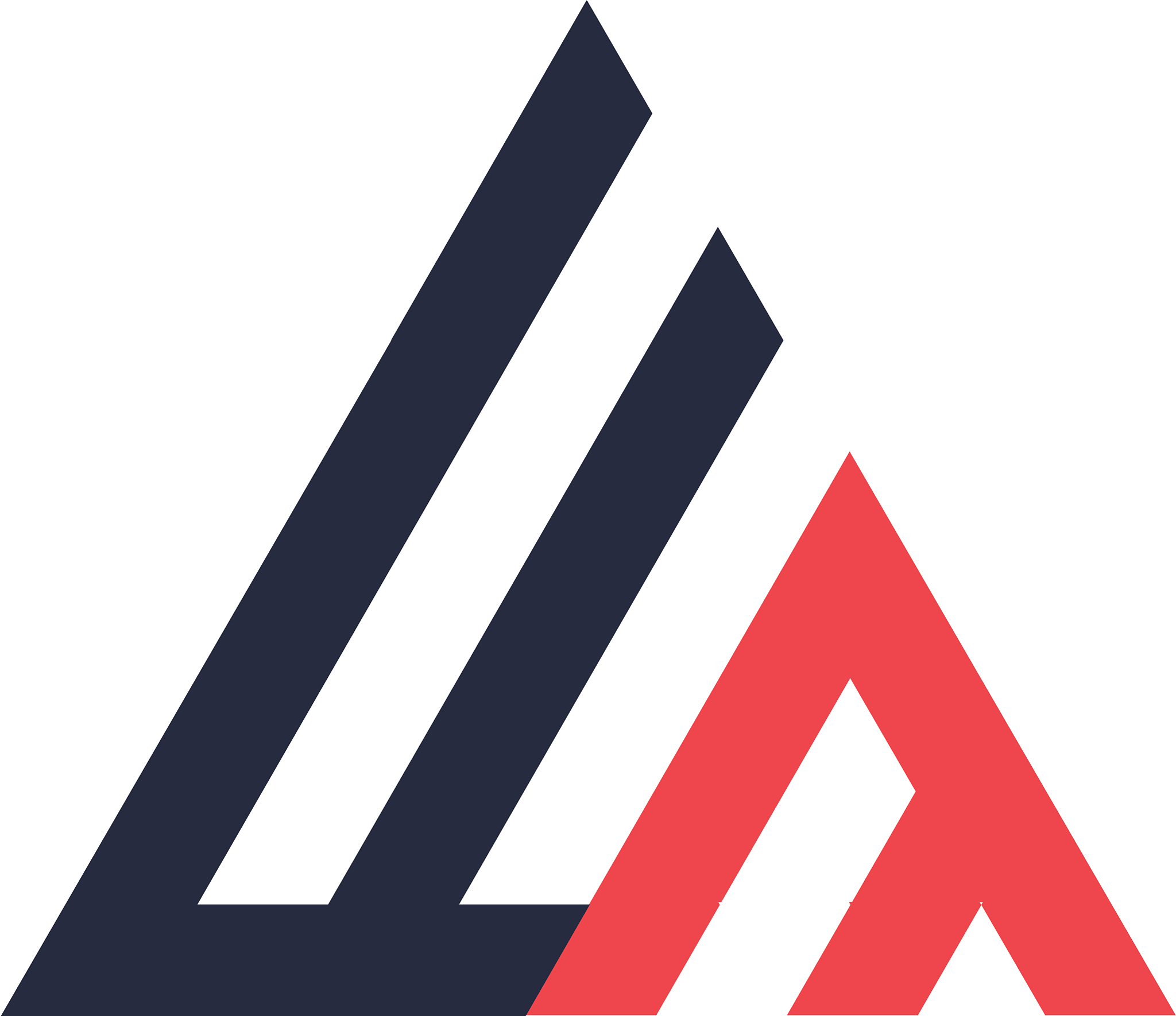 initial letter triangle logo