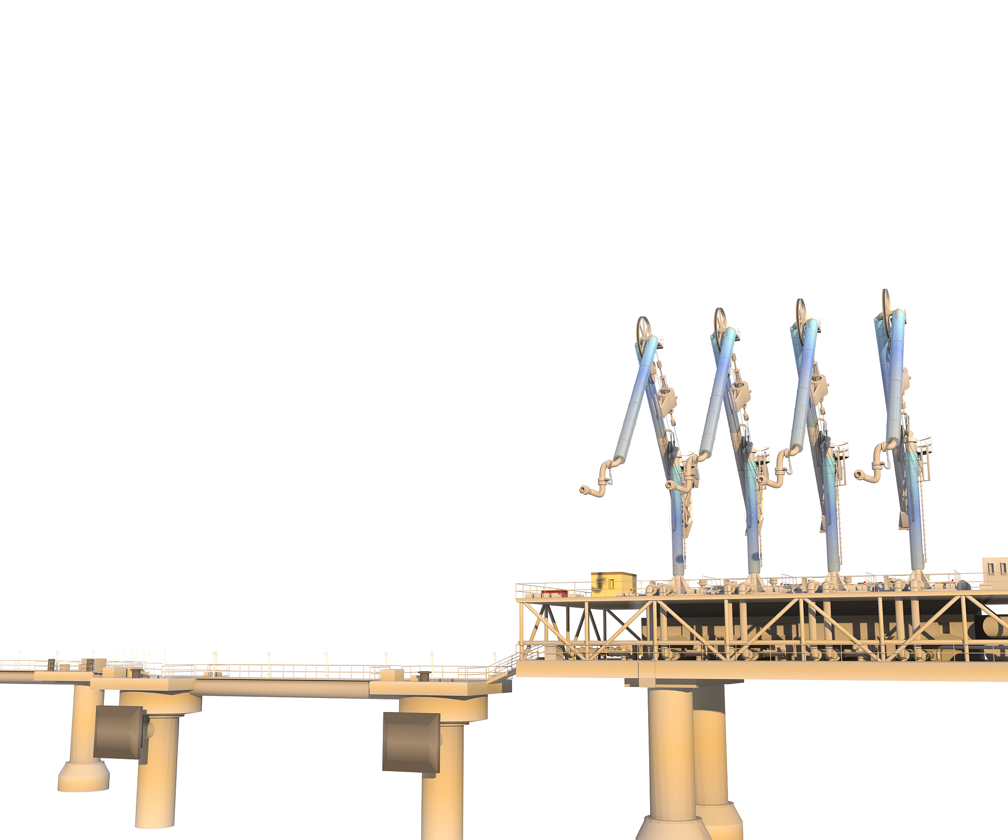 berth. 3d-rendering